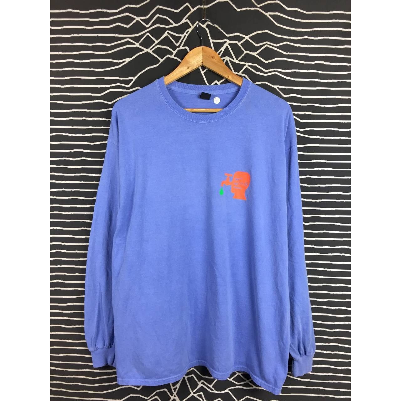 Brain Dead Wet Works Graphic Longsleeve Tee Size L
