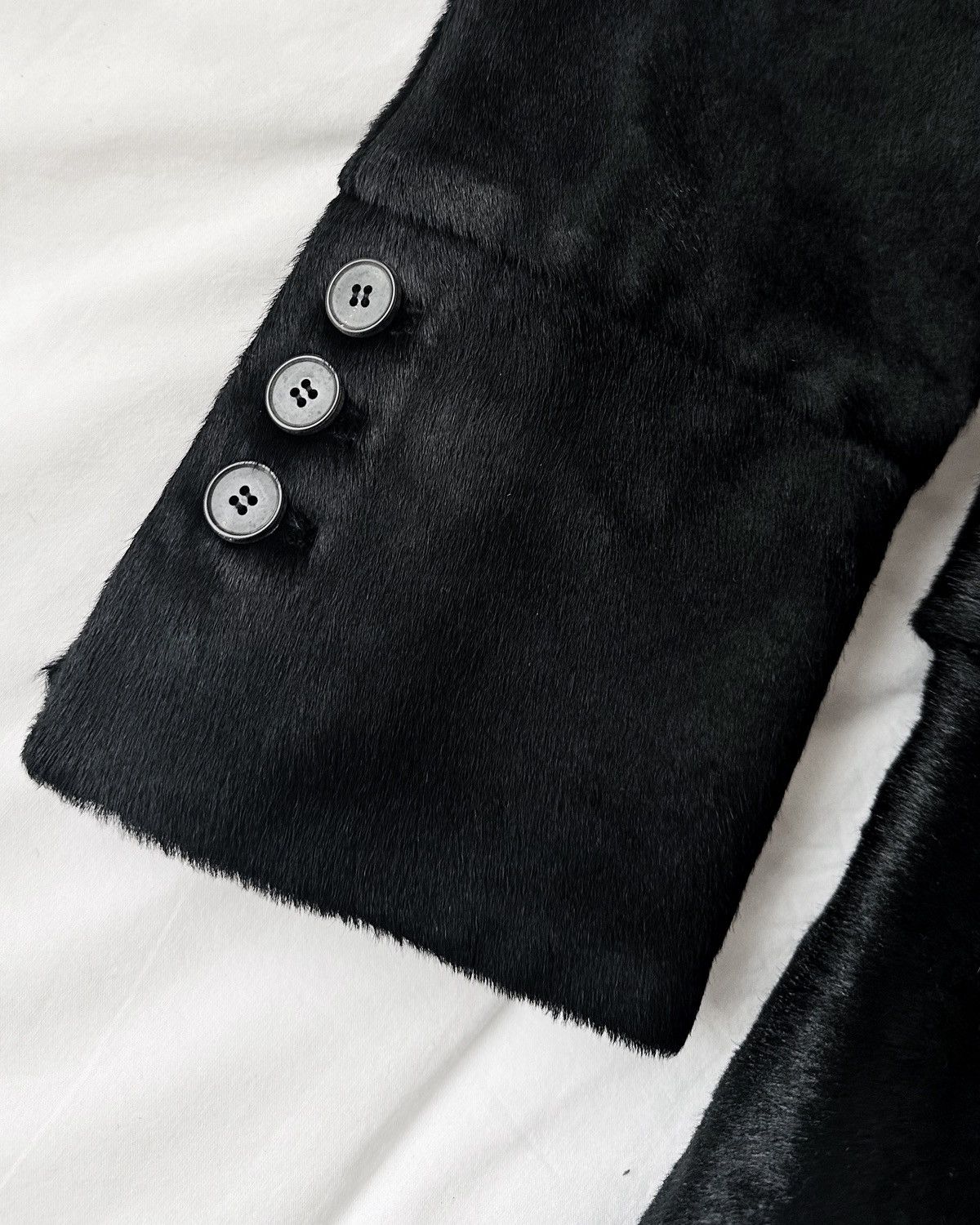 Yves Saint Laurent YSL hair-on cowhide coat by Marc Jacobs Size US M / EU 48-50 / 2 - 5 Thumbnail