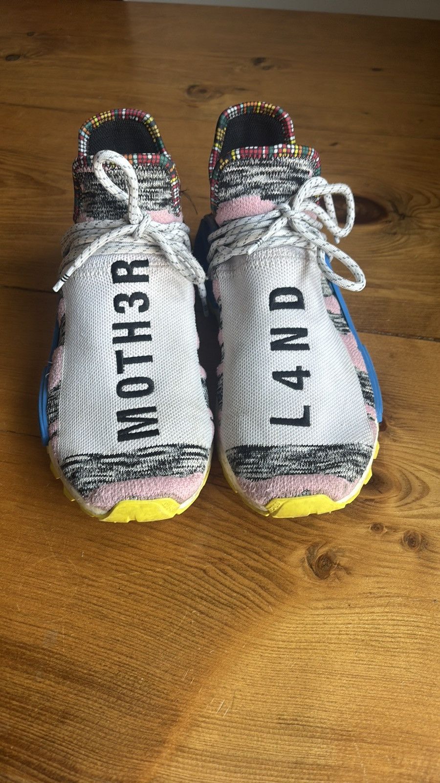 Adidas × Pharrell Adidas Pharrell Williams Solar Hu NMD MOTH3R L4ND Size 10 Size US 10 / EU 43 - 4 Thumbnail