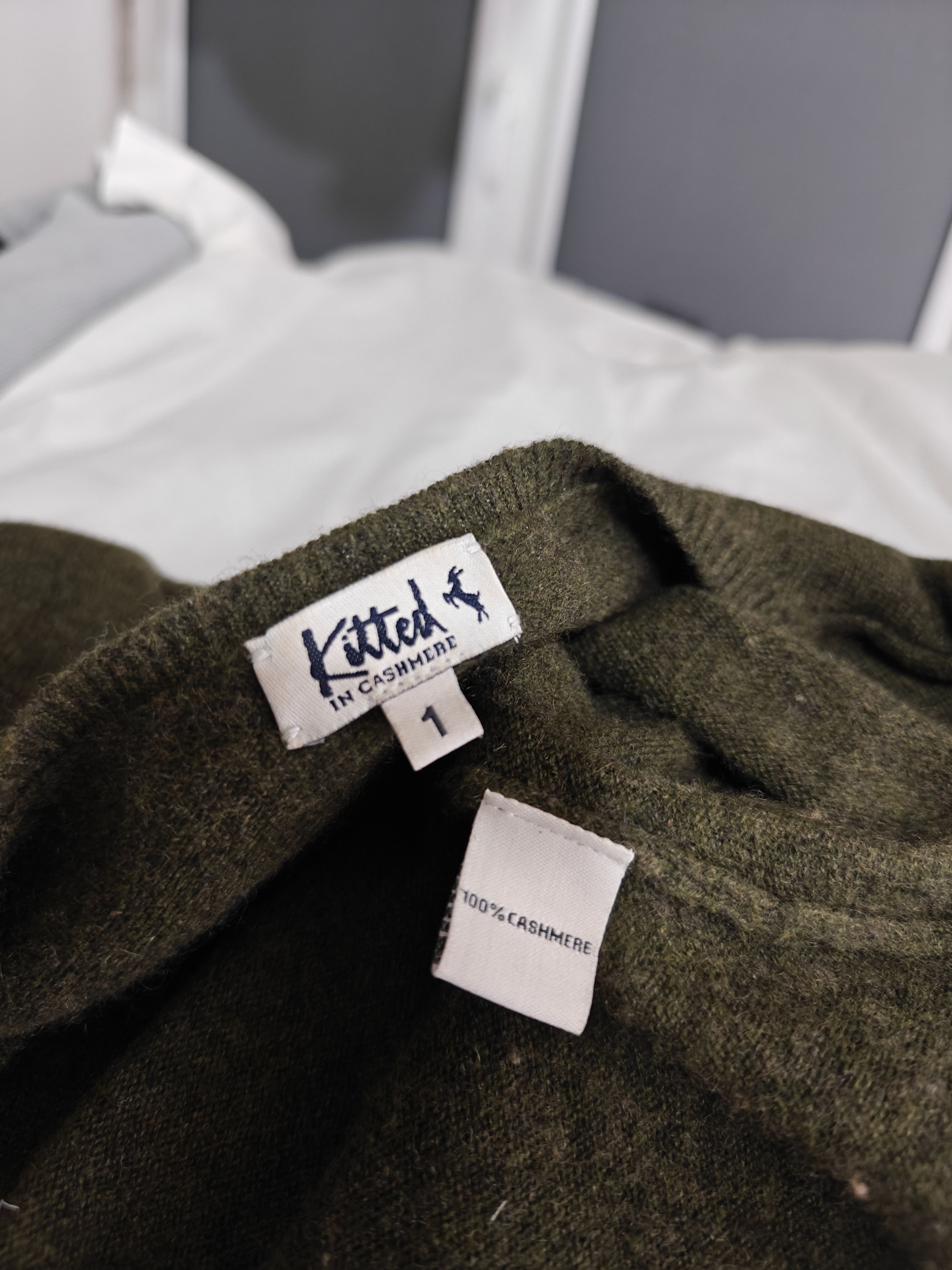 Other Kitted Cashmere Sweater Camo Sleeves Pullover M Size US M / EU 48-50 / 2 - 8 Thumbnail