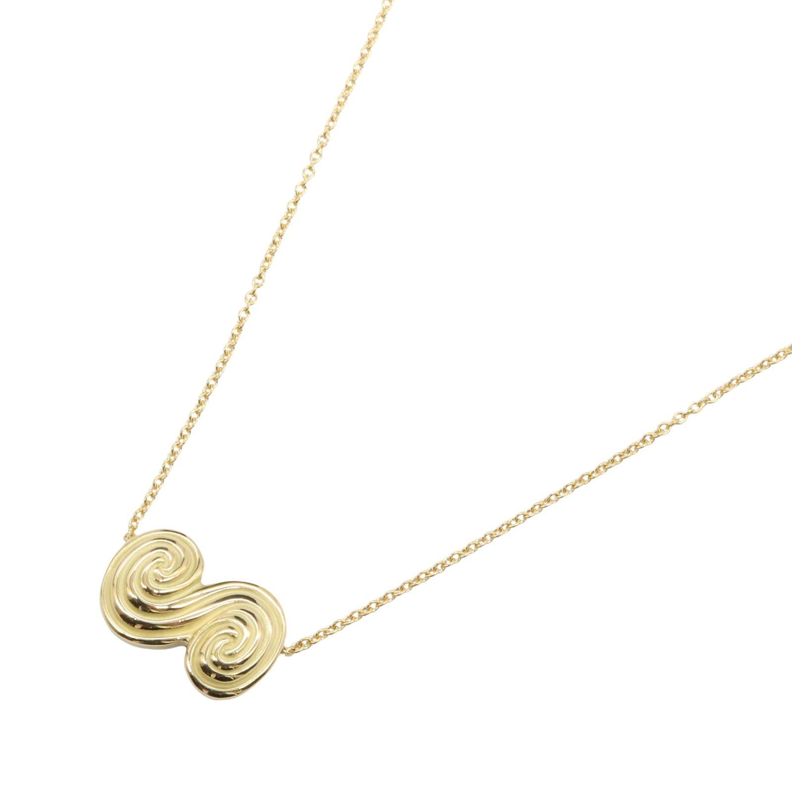 Tiffany & Co. Tiffany Co Swirl Necklace K18 (Yellow Gold) Gold Size ONE SIZE - 1 Thumbnail