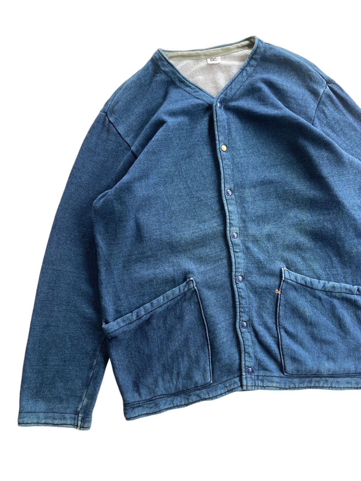 45rpm 45rpm Kapital Dyed Indigo Men Cardigan Jacket Size US L / EU 52-54 / 3 - 6 Thumbnail