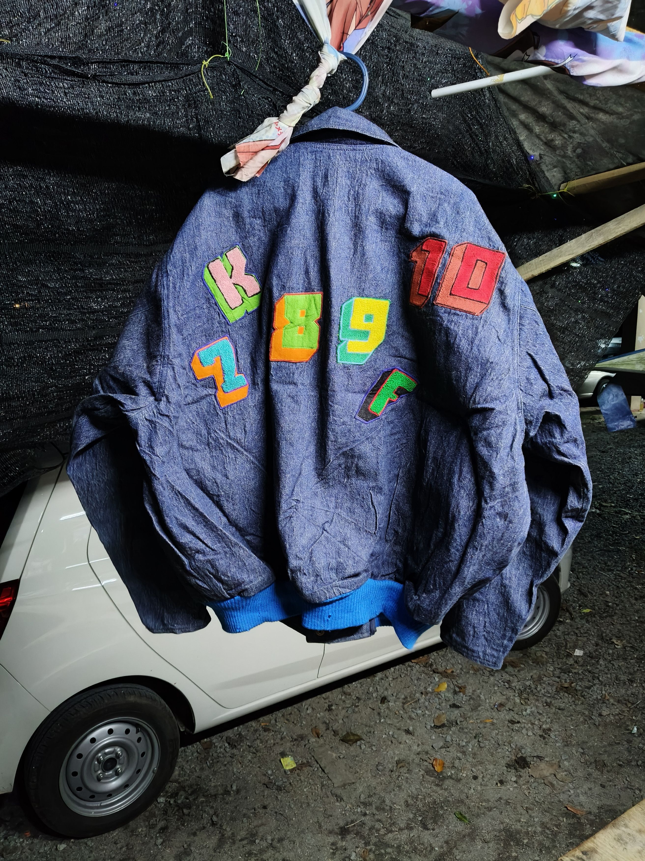K-Factory Denim Jacket Number Style