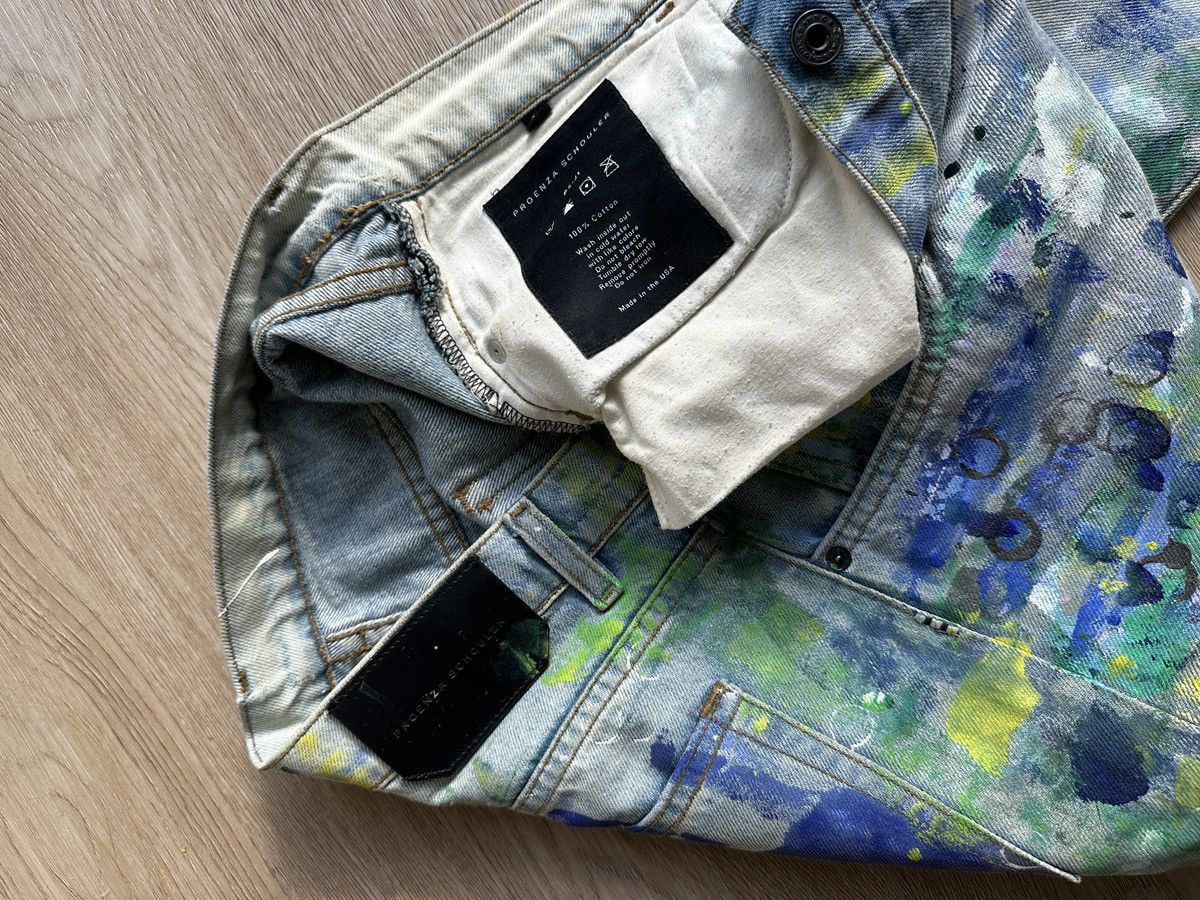 Proenza Schouler PROENZA SCHOULER PAINTED DENIM Size 26" / US 2 / IT 38 - 9 Thumbnail
