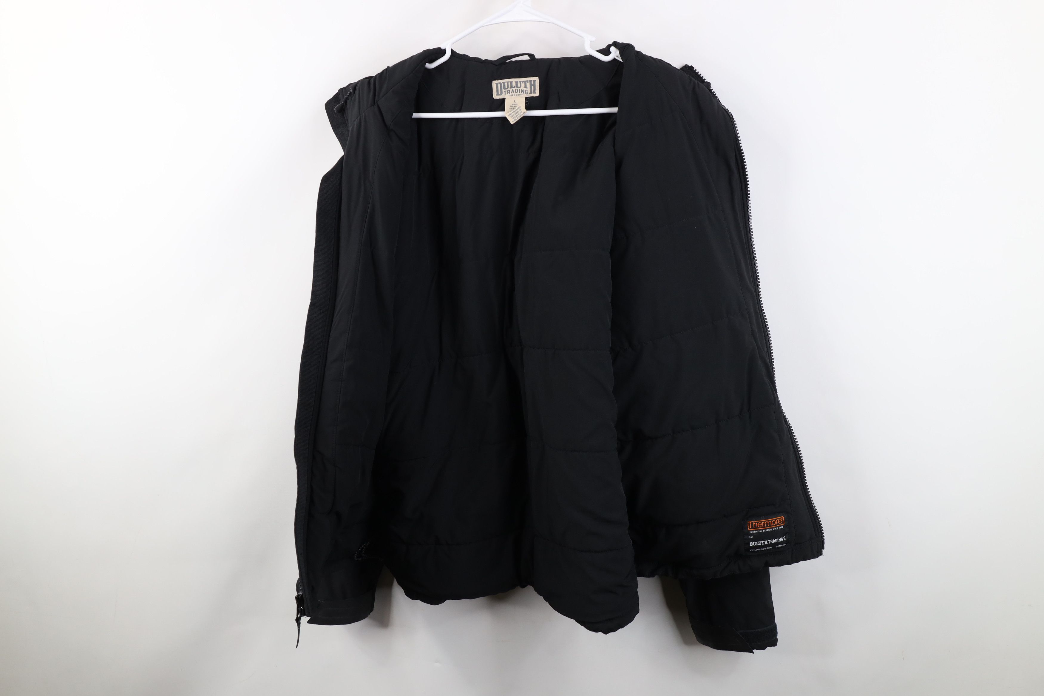 Duluth Trading Company Duluth Trading Co Full Zip Tactical Hooded Puffer Jacket Size US L / EU 52-54 / 3 - 10 Thumbnail