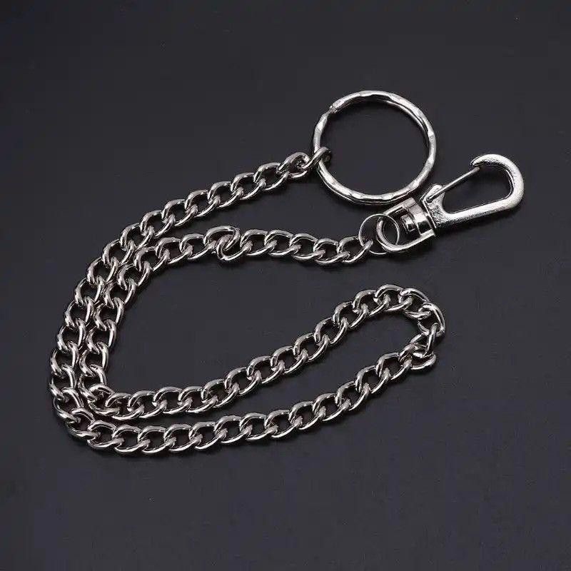 Jewelry Travel Wallet Chain Heavy Duty Jeans Link Coil Leash Size ONE SIZE - 4 Thumbnail