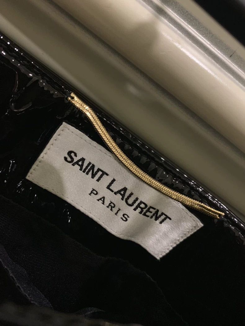 Saint Laurent Paris Saint Laurent Paris Lacquer black short skirt-2506 Size US 32 / EU 48 - 3 Thumbnail
