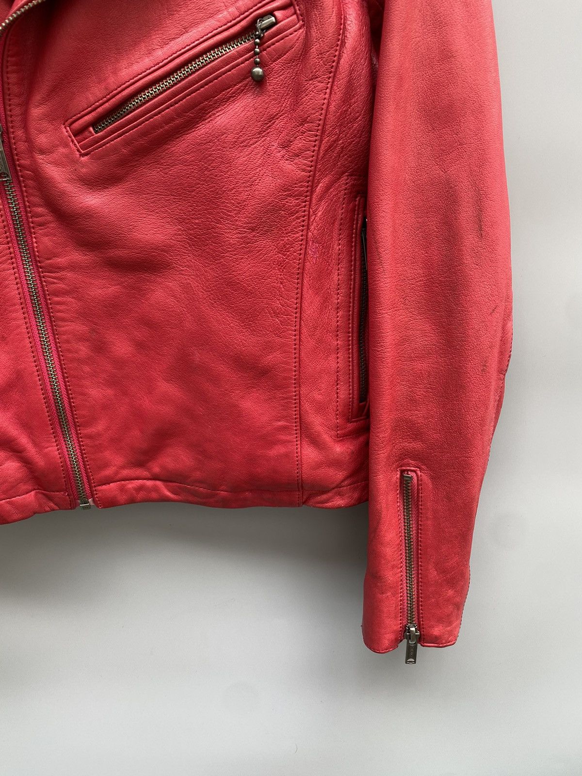 Hysteric Glamour A/W 2014- Hysteric Glamour- Double Rider Leather Jacket Size S / US 4 / IT 40 - 3 Thumbnail