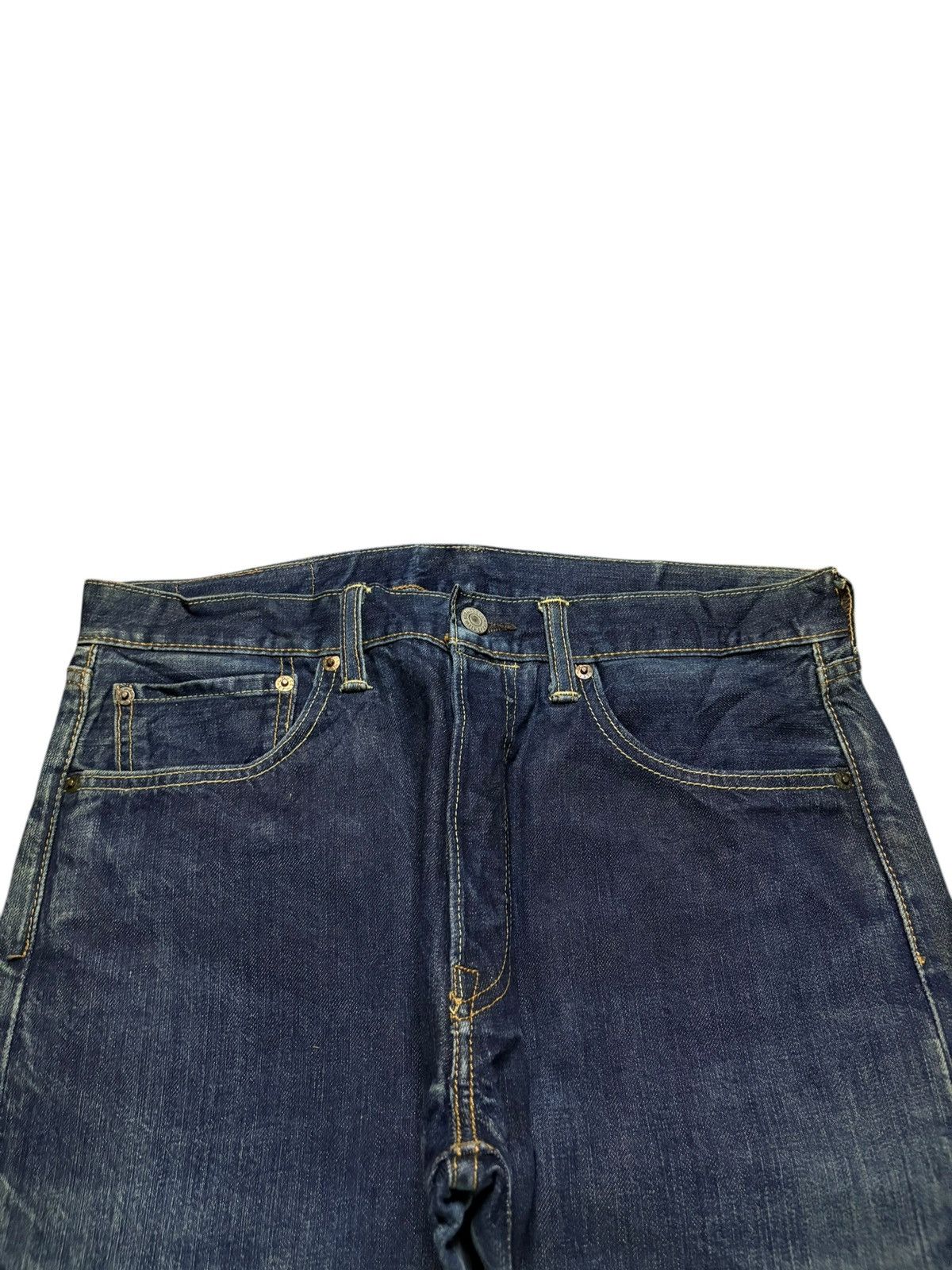 Levi's Vintage Y2k Levis 501 Blue Wash Loose Jeans Size US 32 / EU 48 - 4 Thumbnail