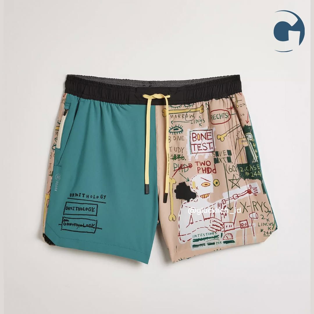 Roark Roark, Run Amok x Jean Michel Basquiat Serrano 5” Short Size US 28 / EU 44 - 1 Thumbnail
