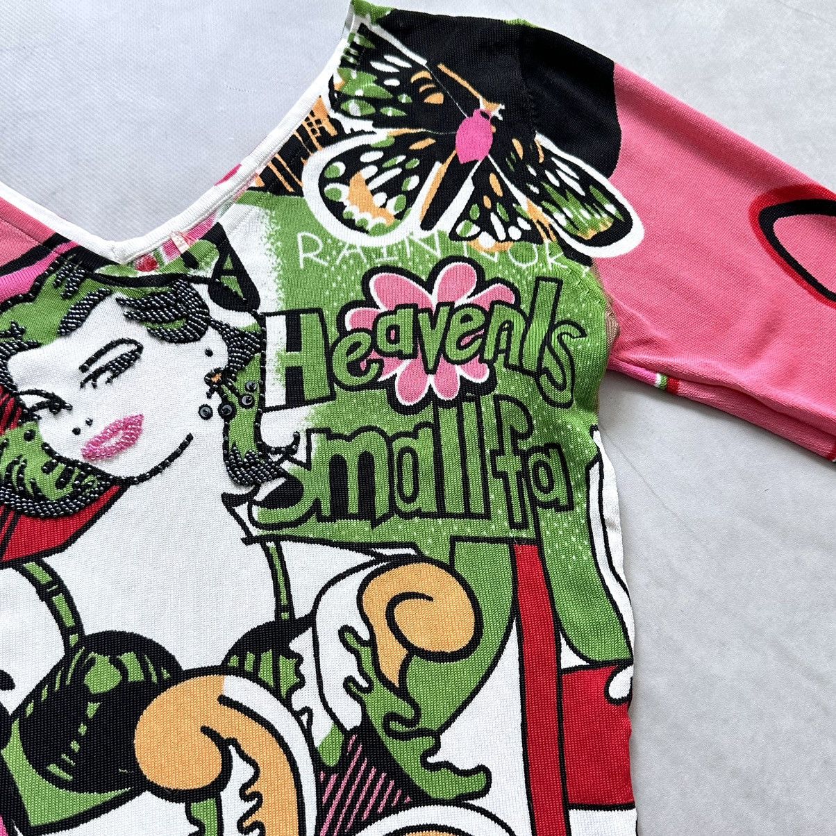 Hysteric Glamour Cute Girl Hysteric Glamour Vibe Sweater Top Cop Copine Style Size S / US 4 / IT 40 - 6 Thumbnail