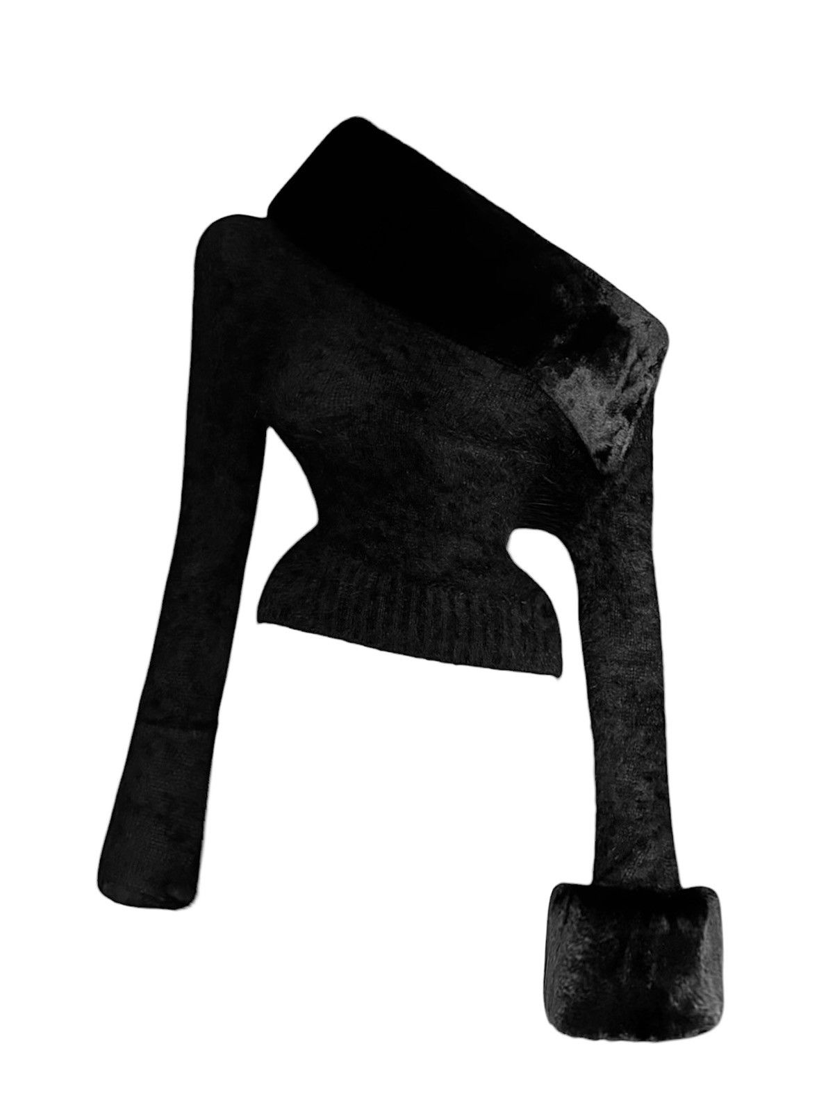 Gucci Runway Tom Ford For Gucci sweater from the F/W 2001 with fur Size S / US 4 / IT 40 - 5 Thumbnail