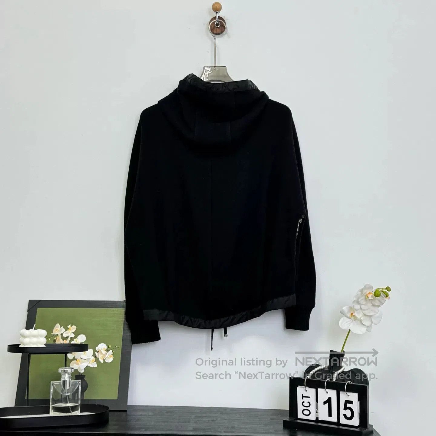 Moncler Moncler Wool Blend Zip Hoodie Jacket. Size XS / US 0-2 / IT 36-38 - 2 Thumbnail