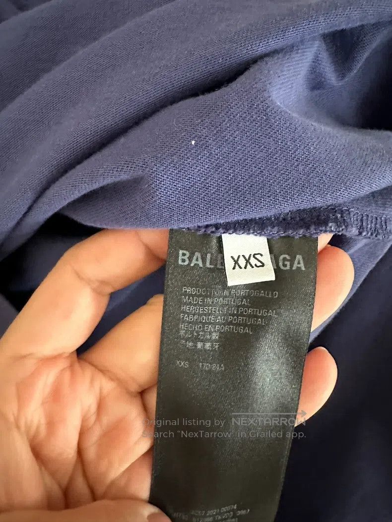 Balenciaga Balenciaga Purple short-sleeve T-shirt, XXS size. Free let Size US XXS / EU 40 - 3 Thumbnail