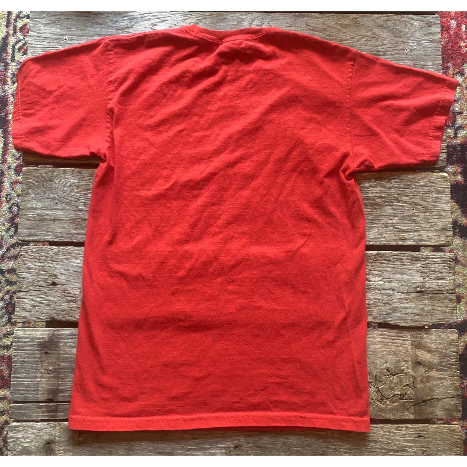 Vintage VINTAGE The Limited Wu Wear Ghostface Killah Jason Mask T Shirt Hip Hop Tee Size S Red Mens Size US S / EU 44-46 / 1 - 7 Thumbnail
