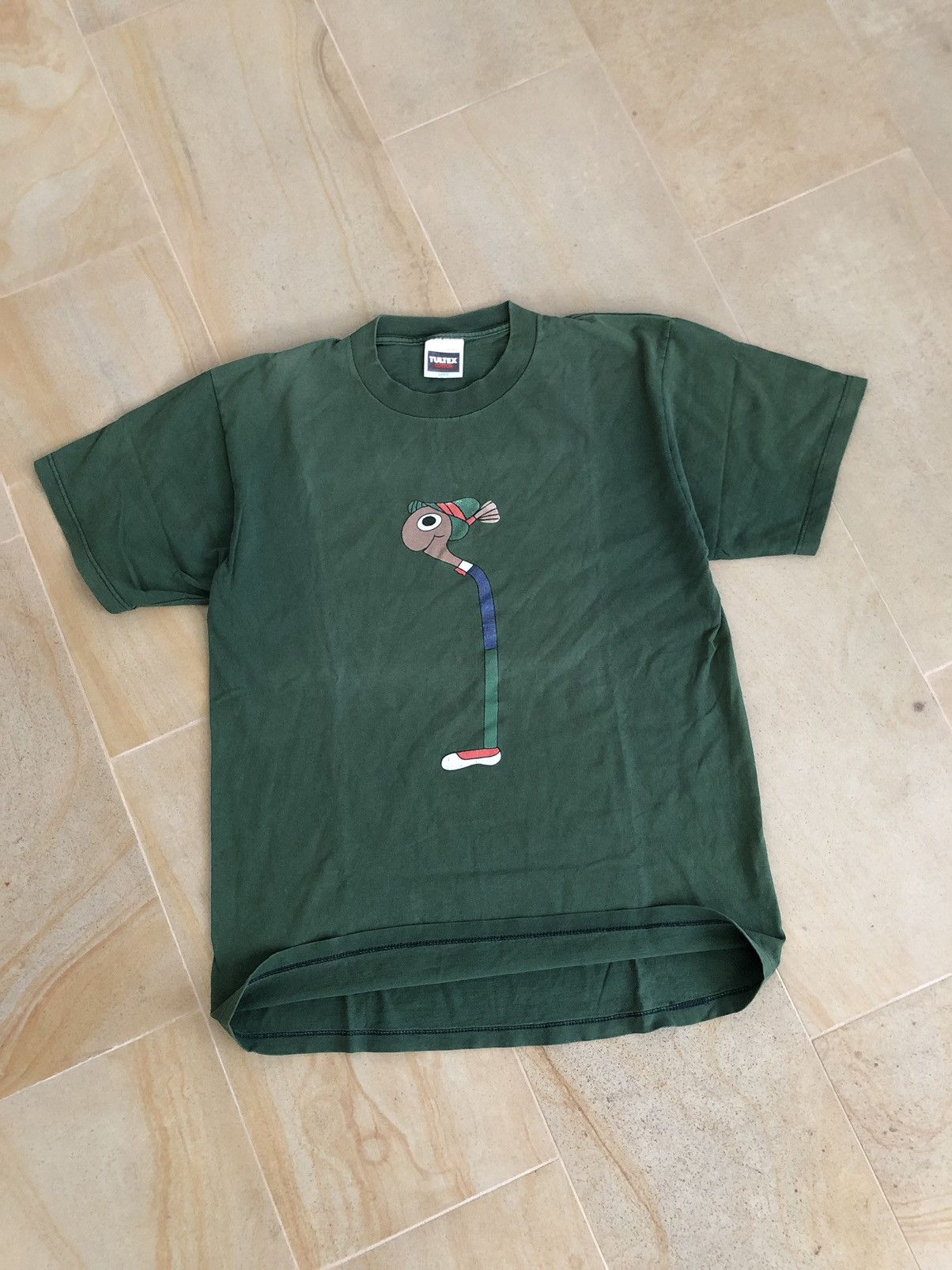 Hook-Ups VERY RARE BIRDHOUSE JEREMY KLEIN WORM PRINT SUN FADED TEE Size US L / EU 52-54 / 3 - 1 Thumbnail