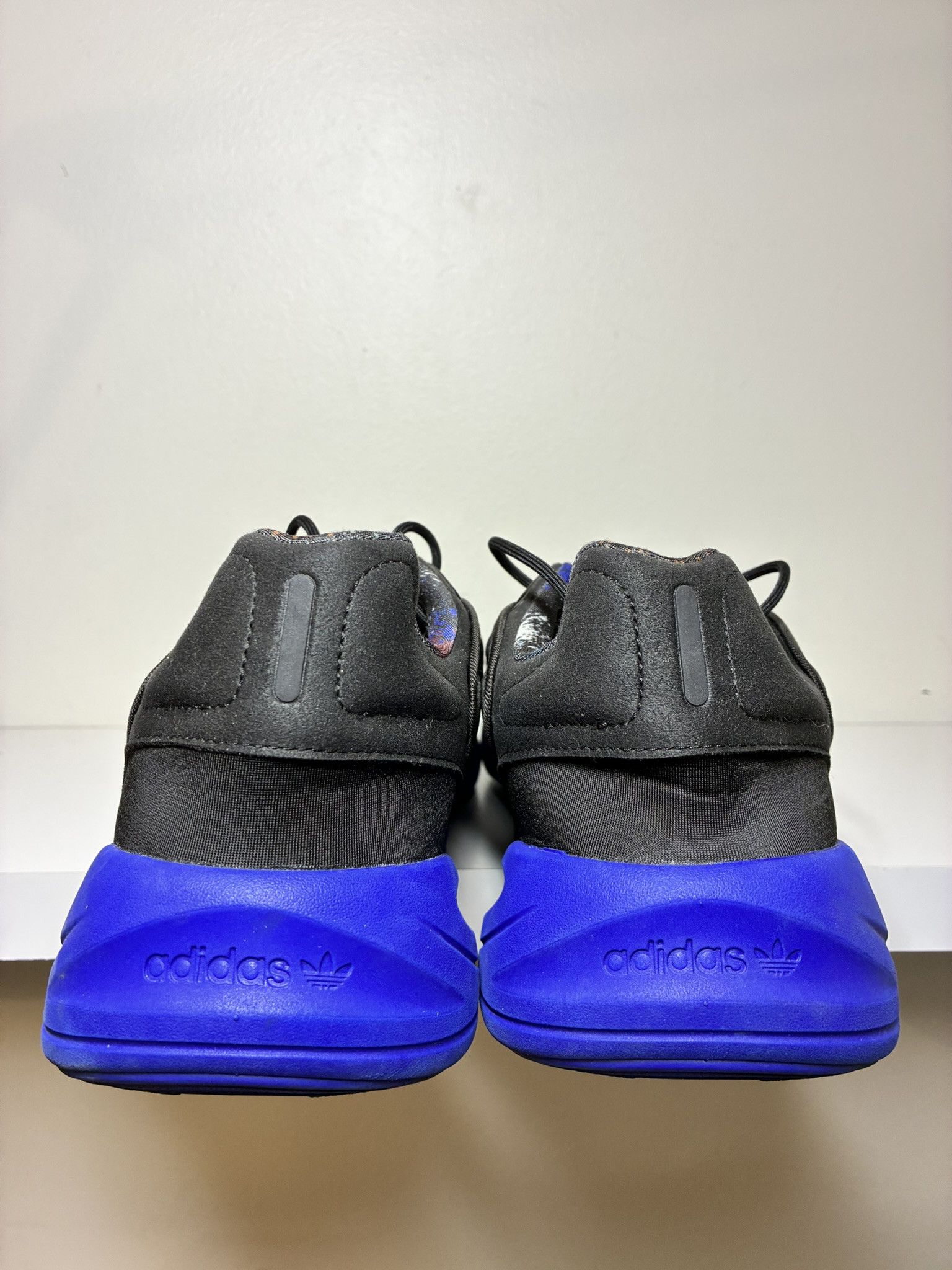 Adidas Adidas Originals Ozelia Black Lucid Blue ID9765 Adiprene Size US 14 / EU 47 - 3 Thumbnail
