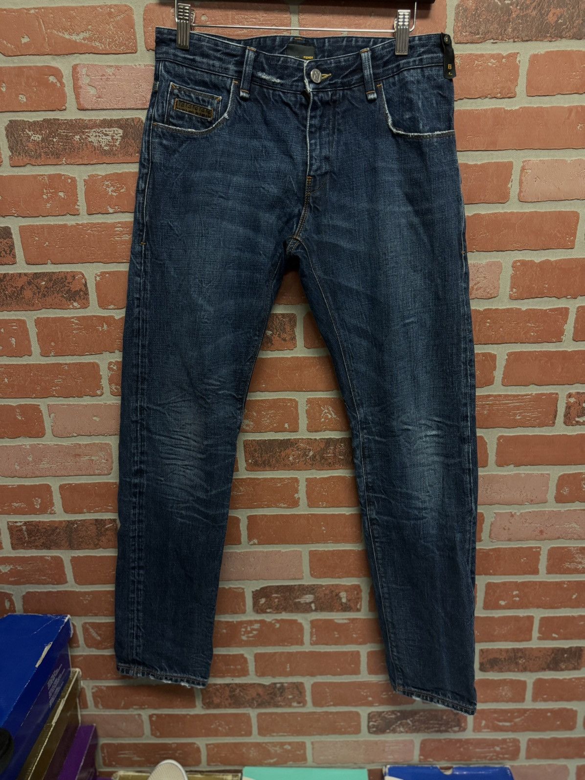 Fendi Fendi Jeans Blue Size 32/34 Authentic VINTAGE RARE Size US 32 / EU 48 - 4 Thumbnail