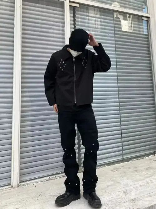 Jean multi function punk design skate fashion cargo pants Size US 34 / EU 50 - 3 Thumbnail