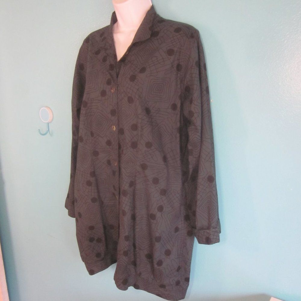 Eileen Fisher Adverb Cotton Tunic Dress M Oversized Size M / US 6-8 / IT 42-44 - 5 Thumbnail