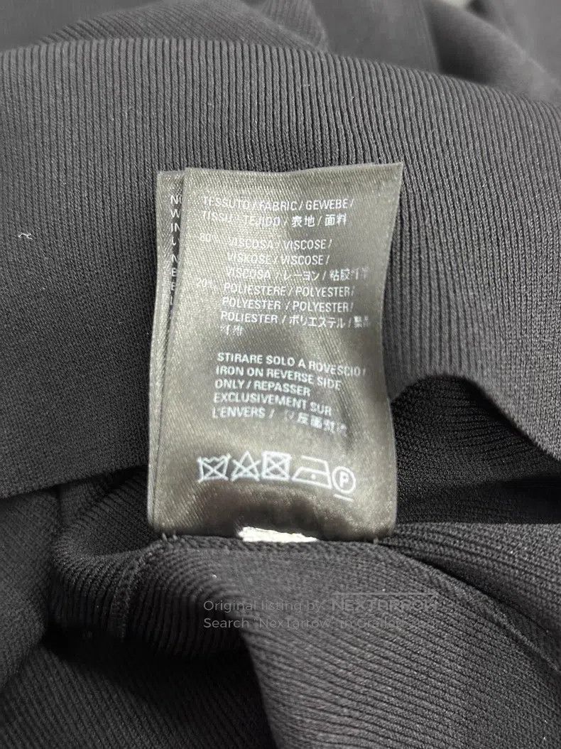 Balenciaga Balenciaga Black letter logo bottoming shirt bottoming shi Size US M / EU 48-50 / 2 - 7 Thumbnail