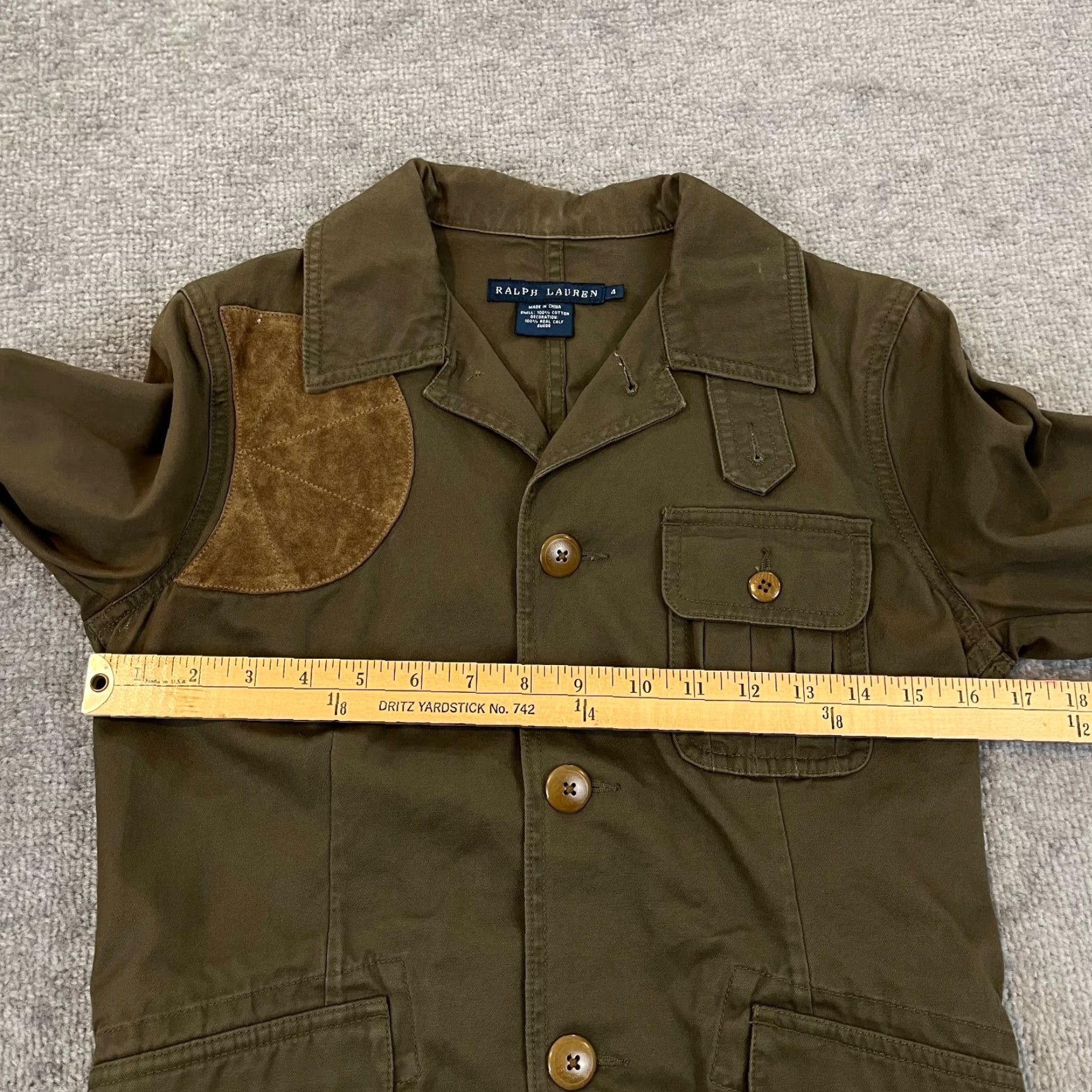 Ralph Lauren VINTAGE Ralph Lauren Jacket Women’s Size 4 Brown Calf Suede Equestrian Riding Shooting Casual Designer Size S / US 4 / IT 40 - 5 Thumbnail