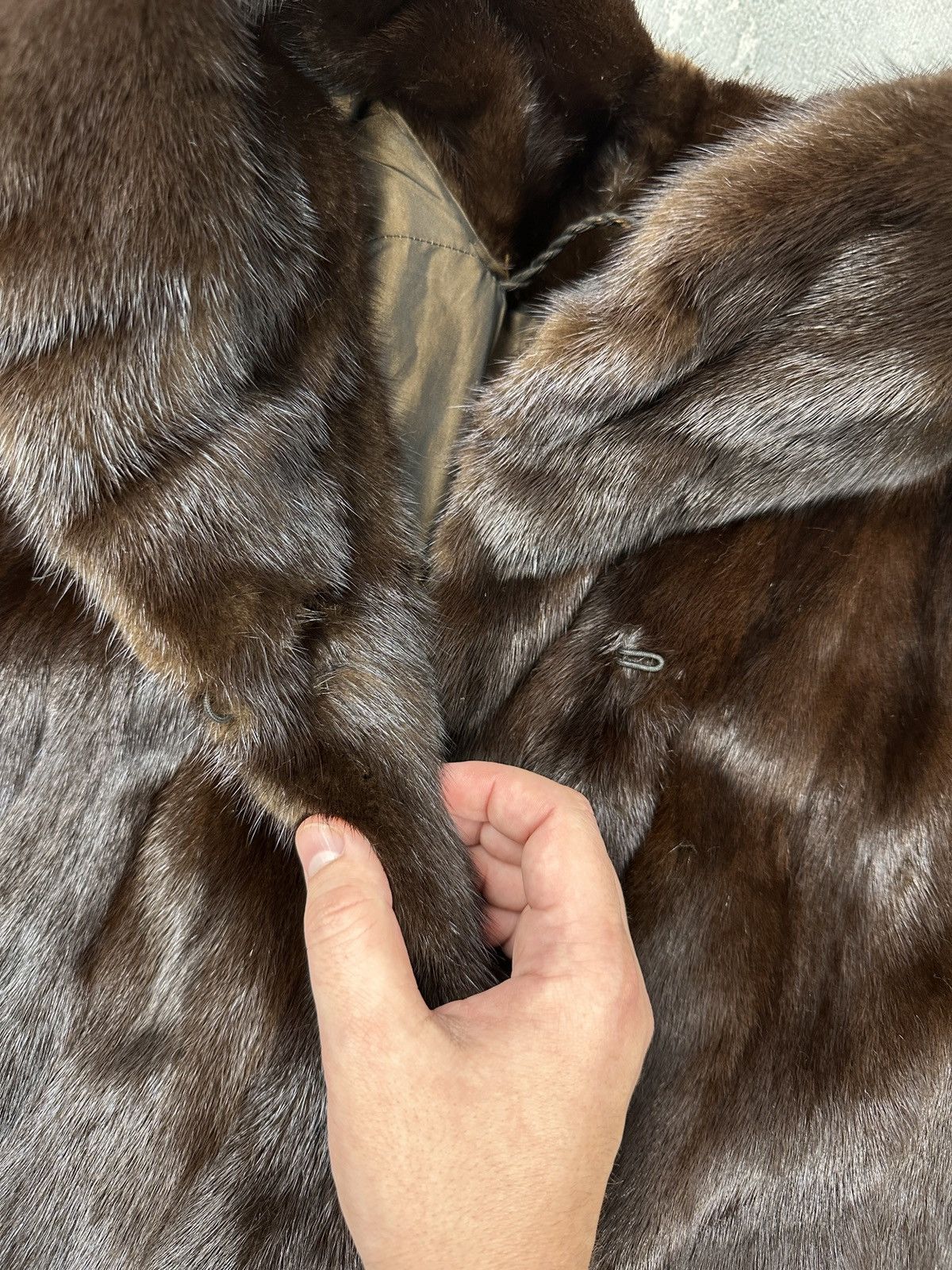 Sagafurs Rare Vintage SAGA Mink Royal Brown Full-Length Fur Lux Coat Size L / US 10 / IT 46 - 11 Thumbnail