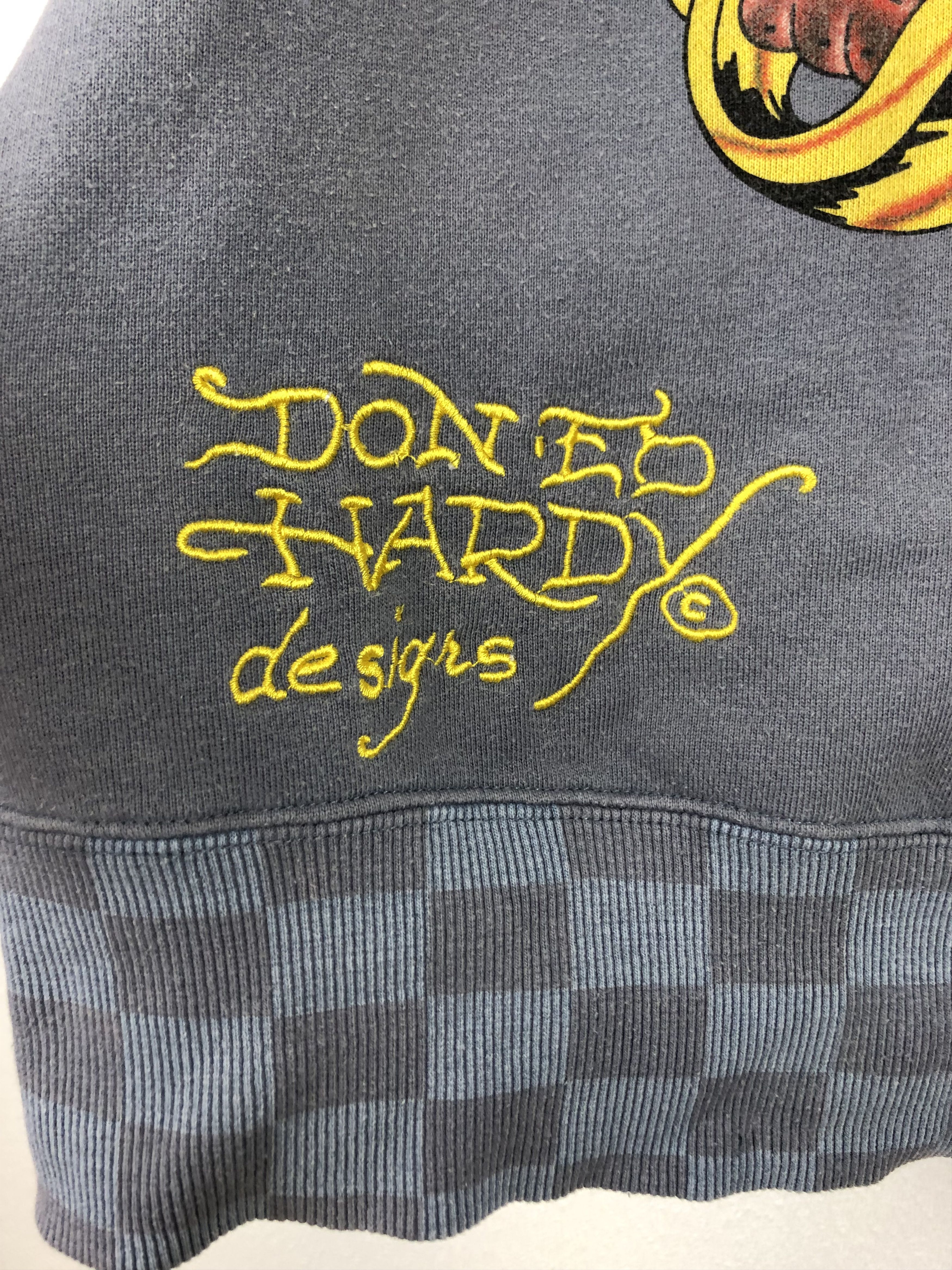 Ed Hardy × Vintage Vintage Ed Hardy Hoodie Jacket Rare Skull Hype Size US L / EU 52-54 / 3 - 19 Thumbnail