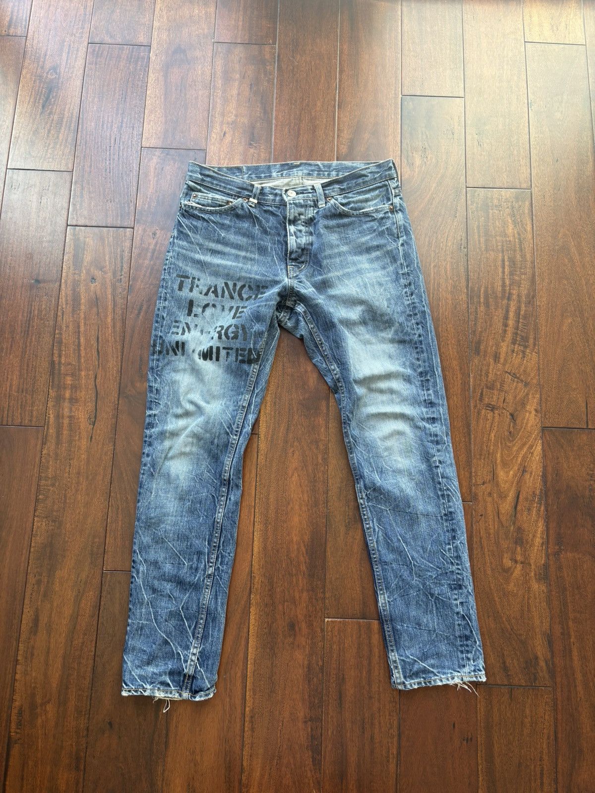 00’s Hysteric Glamour “Love Buzz” Graphic Denim