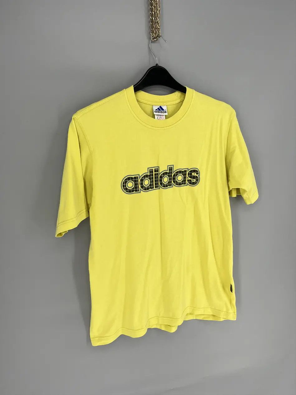 Adidas Vintage 90s Adidas Logo Tee Streetwear Size US M / EU 48-50 / 2 - 2 Thumbnail