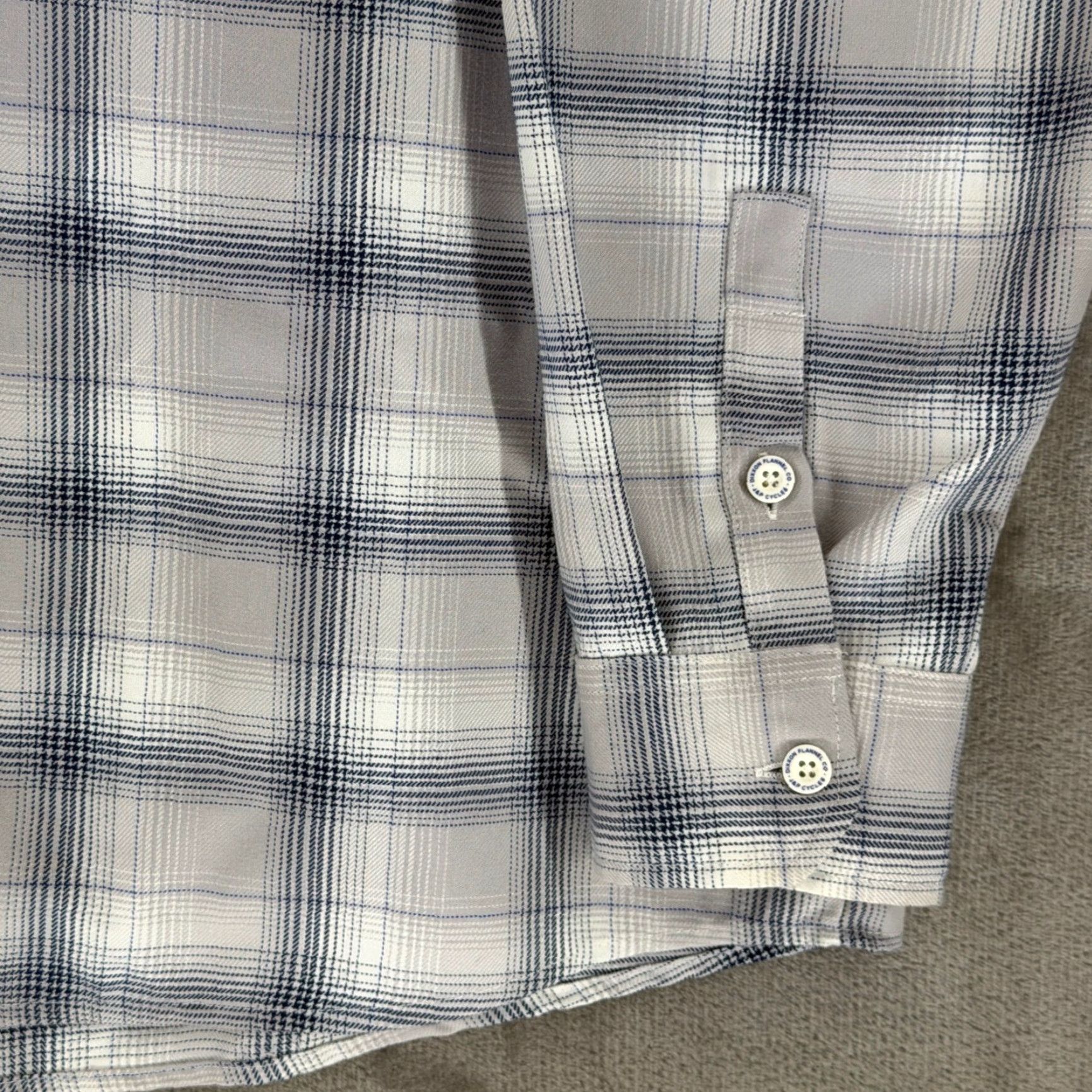 Vintage Dixxon Flannel The Ormond J&P Cycles Plaid Shirt Mens 3XL Grey White Blue D-Tech Size US XXL / EU 58 / 5 - 3 Thumbnail