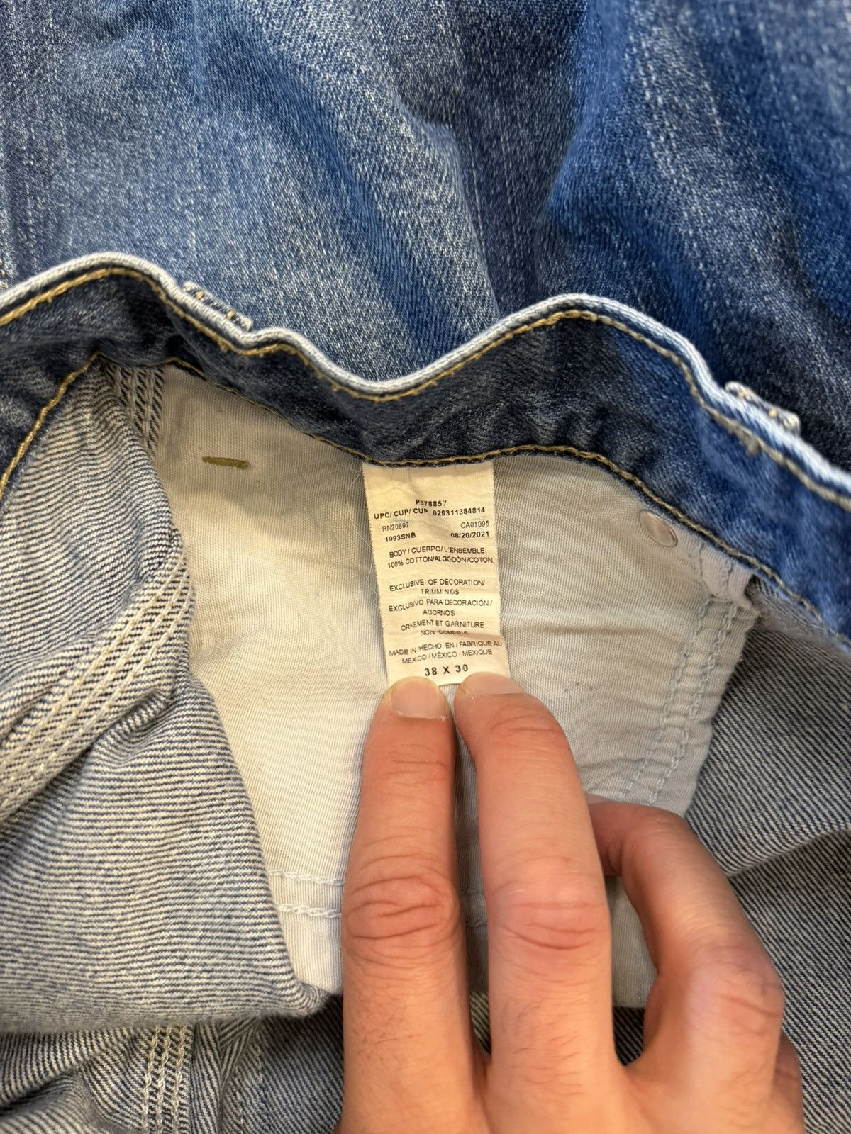 Dickies Dickies Vintage Carpenter Jeans Size US 38 / EU 54 - 4 Thumbnail