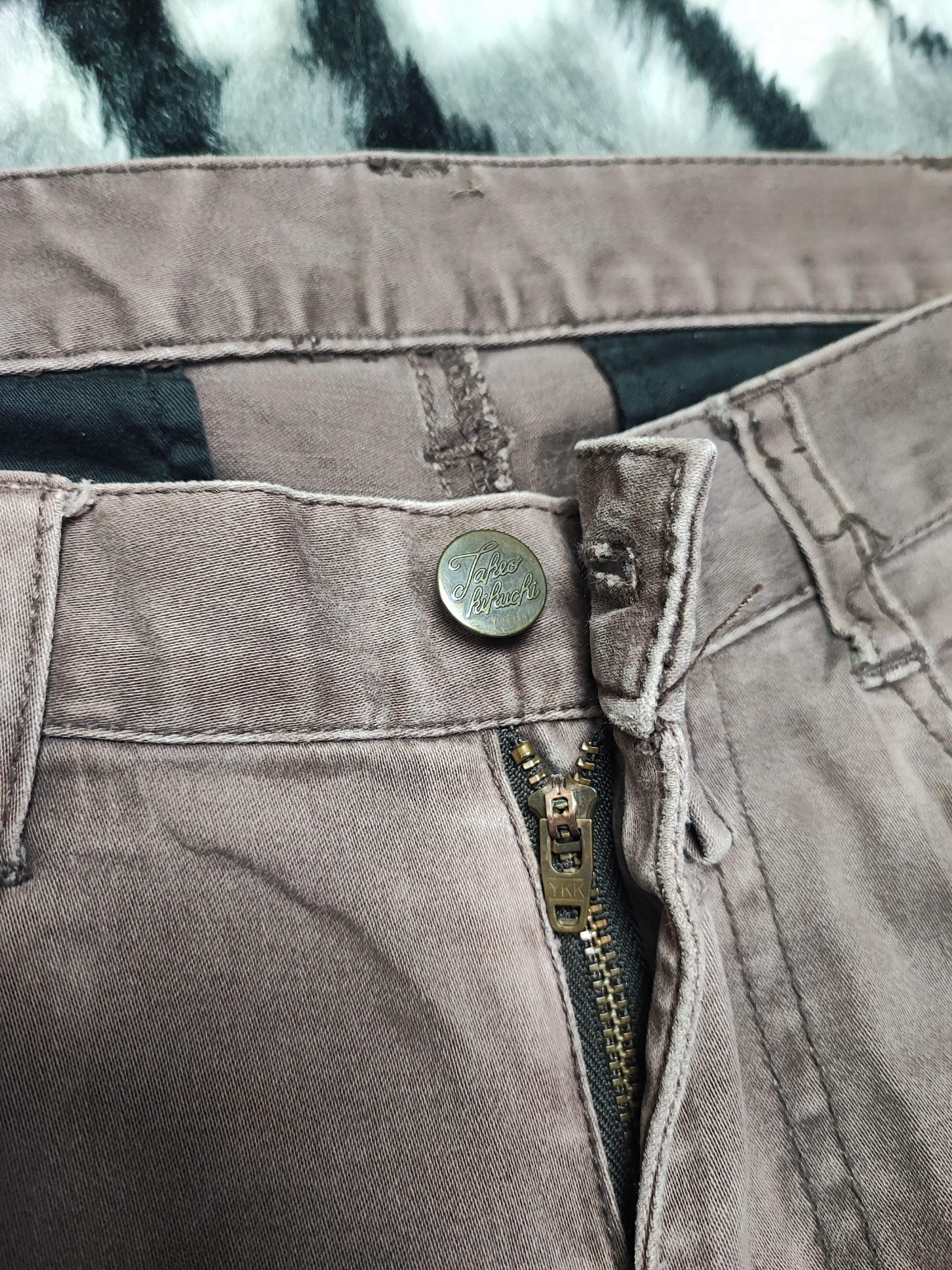 Eternal × OVER THE STRiPES × Takeo Kikuchi Takeo Kikuchi HICKORY Striped Cargo Pants ziper Pocket Size US 31 - 9 Thumbnail