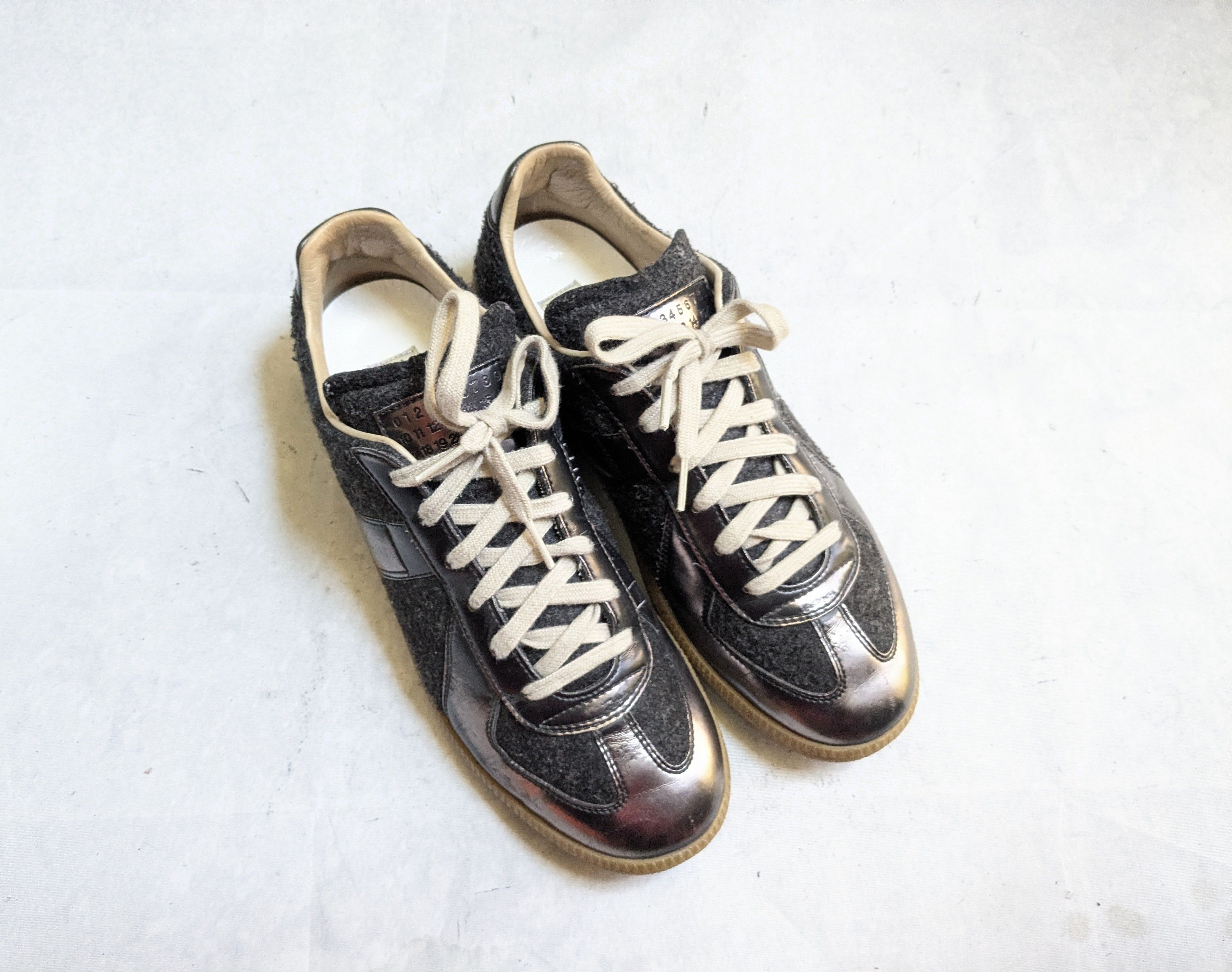Maison Margiela Maison Margiela Replica GAT Gray Wool 10 43 Low Tops Gum Size US 10 / EU 43 - 4 Thumbnail