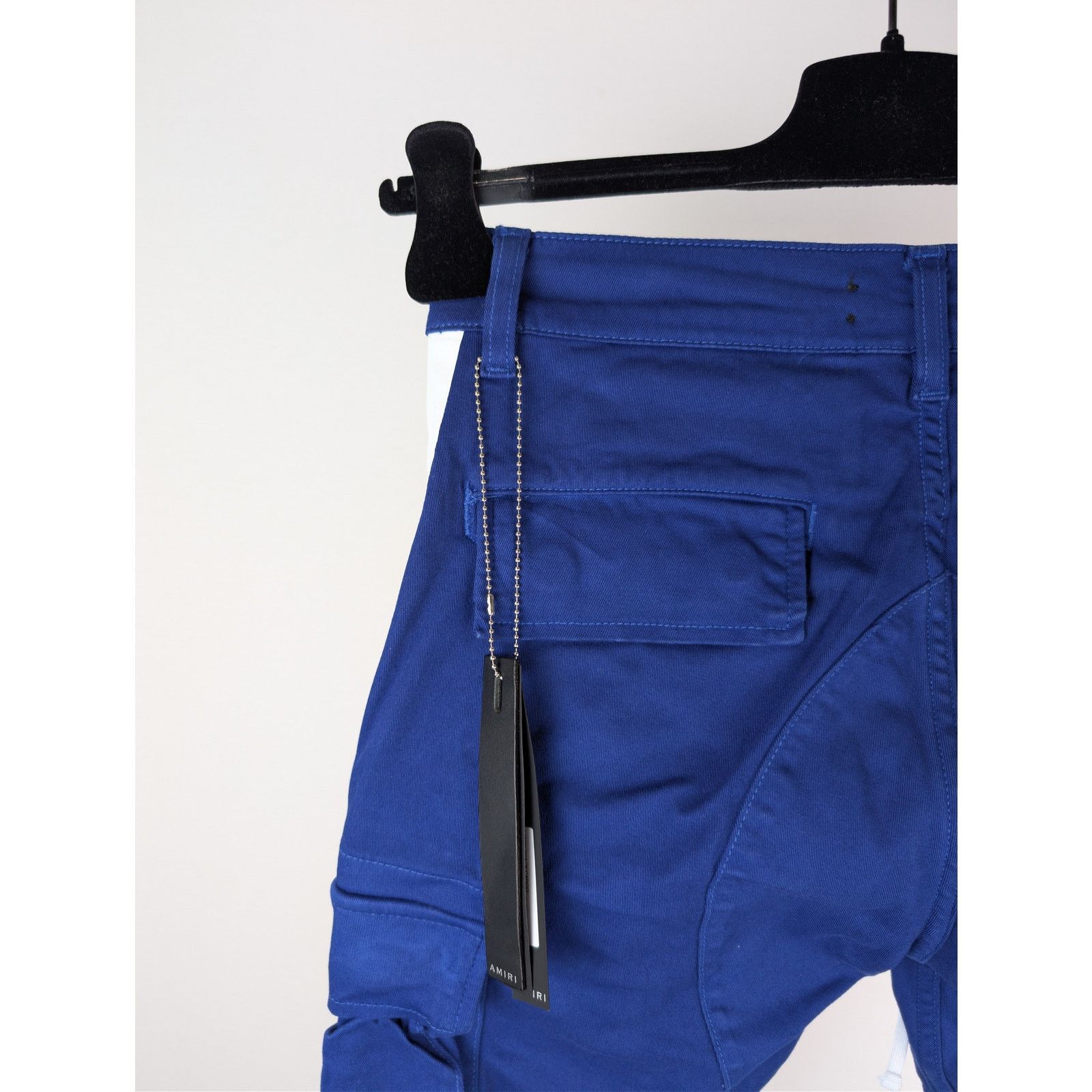 Amiri o1rshd1 Stack Track Cargo Trousers Pants Royal Blue / White Size US 28 / EU 44 - 16 Thumbnail