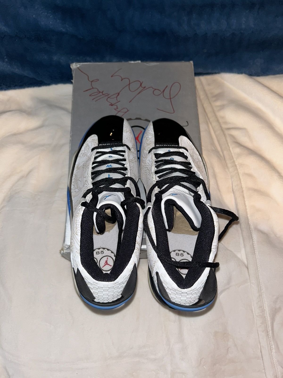 Jordan Brand Air Jordan Dub-Zero (2005) Spike Lee Signed Box Size US 12 / EU 45 - 7 Thumbnail