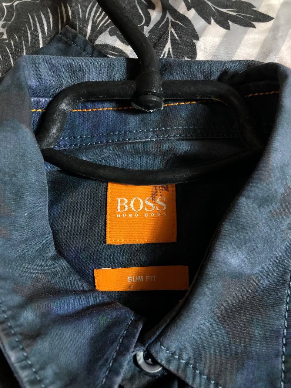Hugo Boss × Vintage boss Vintage Mens Long Sleeve Striped Shirt Size US S / EU 44-46 / 1 - 12 Thumbnail