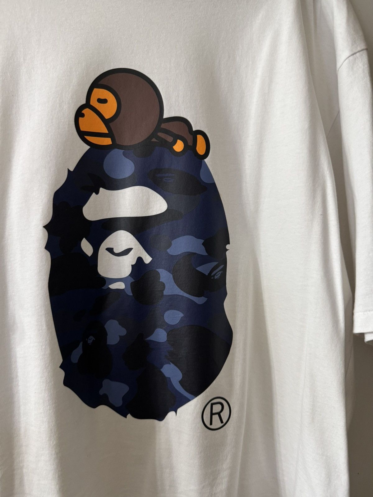 Bape BAPE white and blue shirt Size US XXL / EU 58 / 5 - 2 Thumbnail