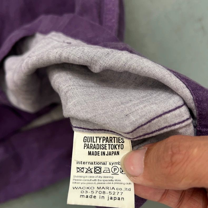 Wacko Maria Wacko Maria Guilty Parties Heavenly Tokyo Purple Short Sle Size US L / EU 52-54 / 3 - 5 Thumbnail