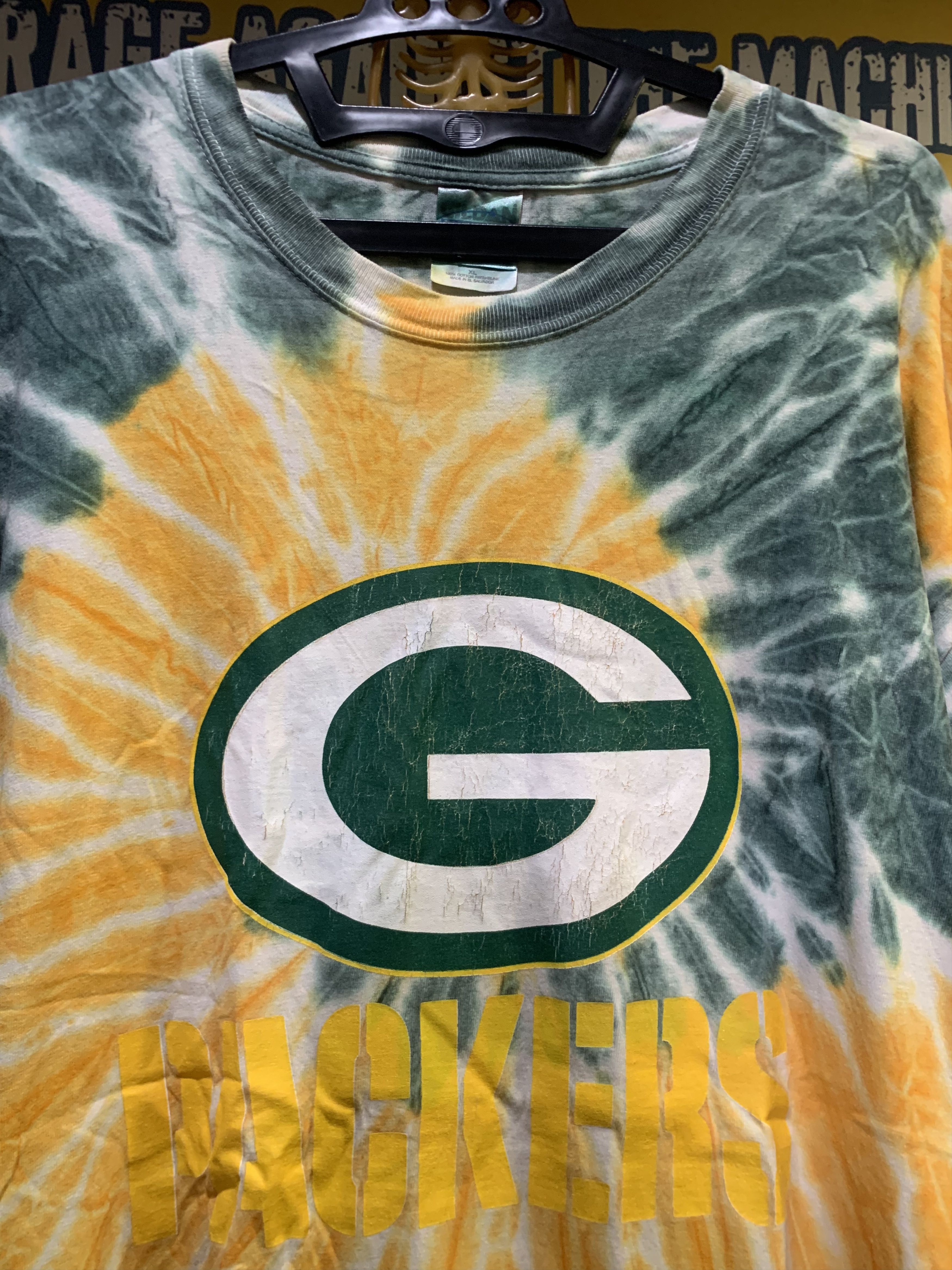 NFL Vintage GREEN BAY PACKERS “Big Logo G Packers” NFL tees Size US XL / EU 56 / 4 - 1 Thumbnail