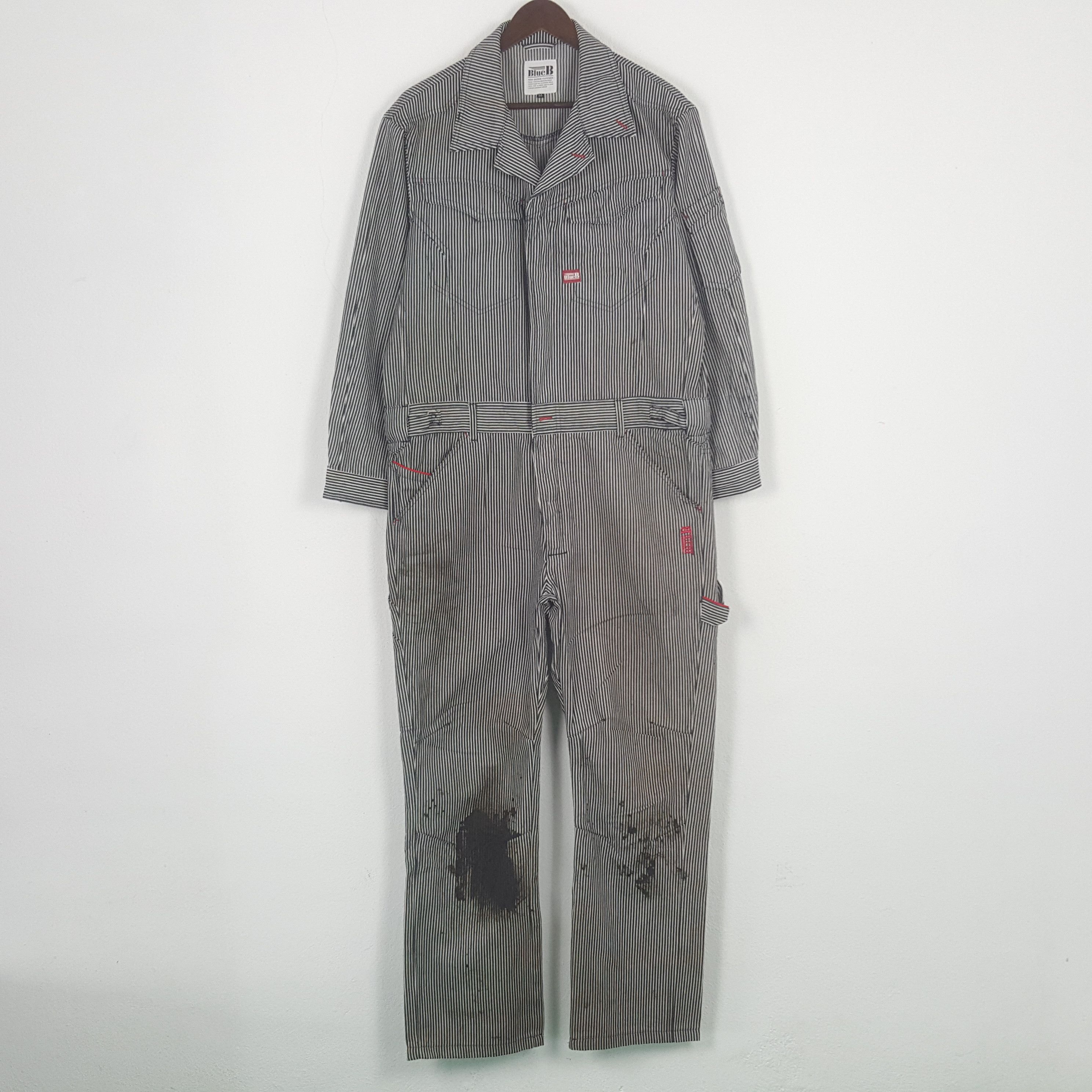 Japanese Brand Vintage Blue B Custom Hysteric Glamour Striped Jacket Size US L / EU 52-54 / 3 - 4 Thumbnail