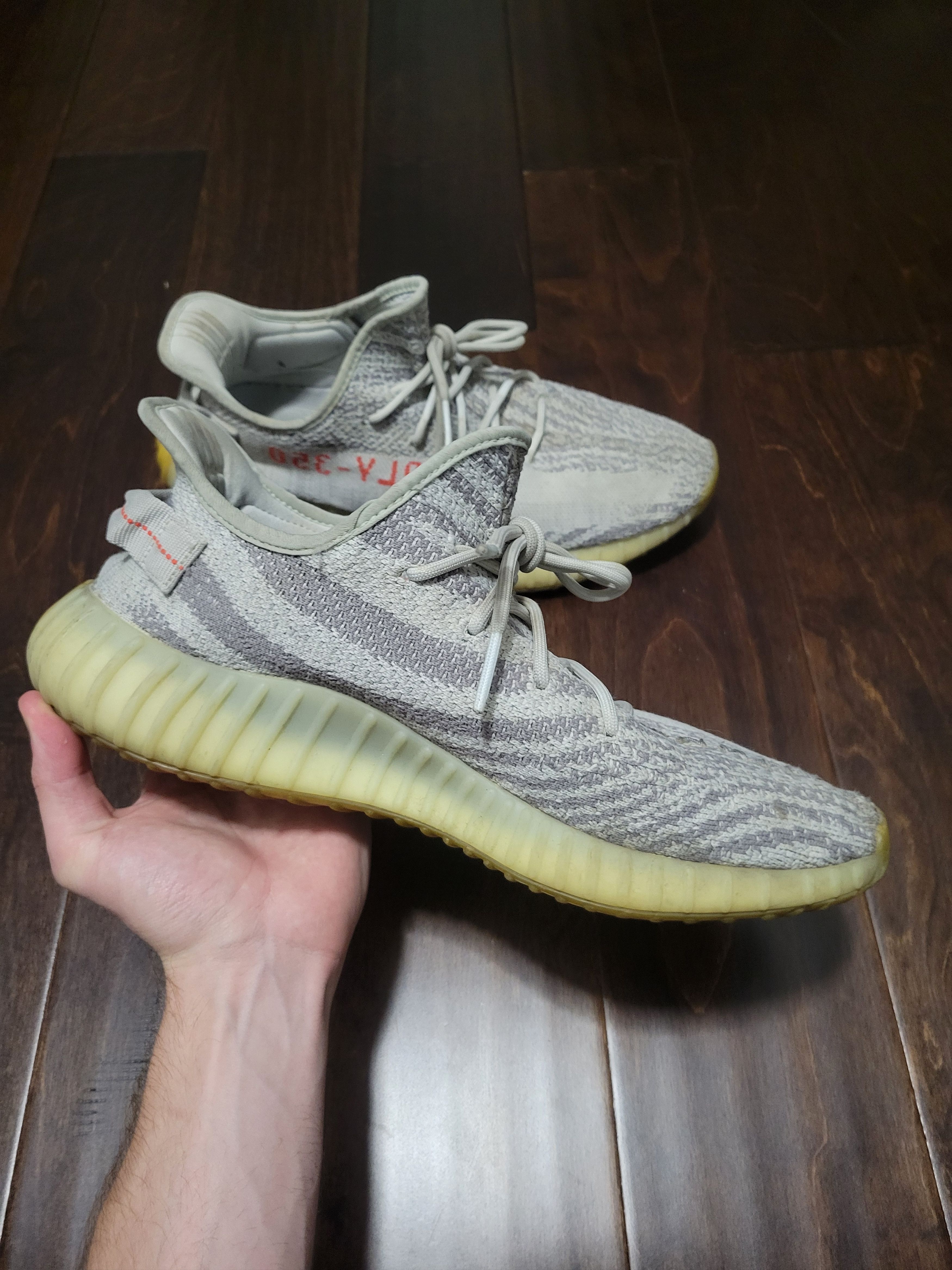 Adidas Adidas Yeezy 350 Blue Tint Sz 11.5 Size US 11.5 / EU 44-45 - 2 Thumbnail