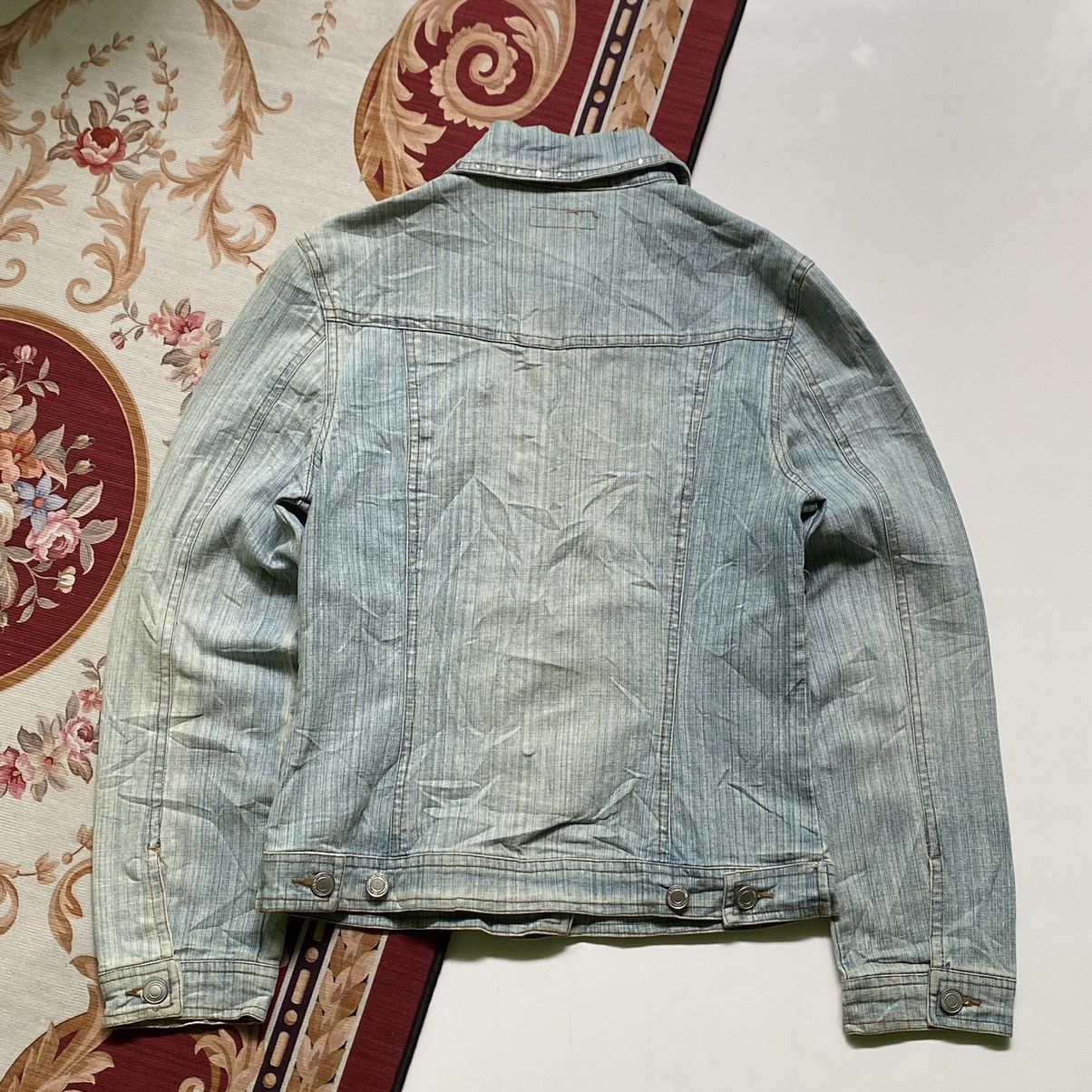 If Six Was Nine × Japanese Brand × Le Grande Bleu (L.G.B.) RARE❤️‍🔥 Vintage Goa Denim Jacket Size US S / EU 44-46 / 1 - 2 Thumbnail