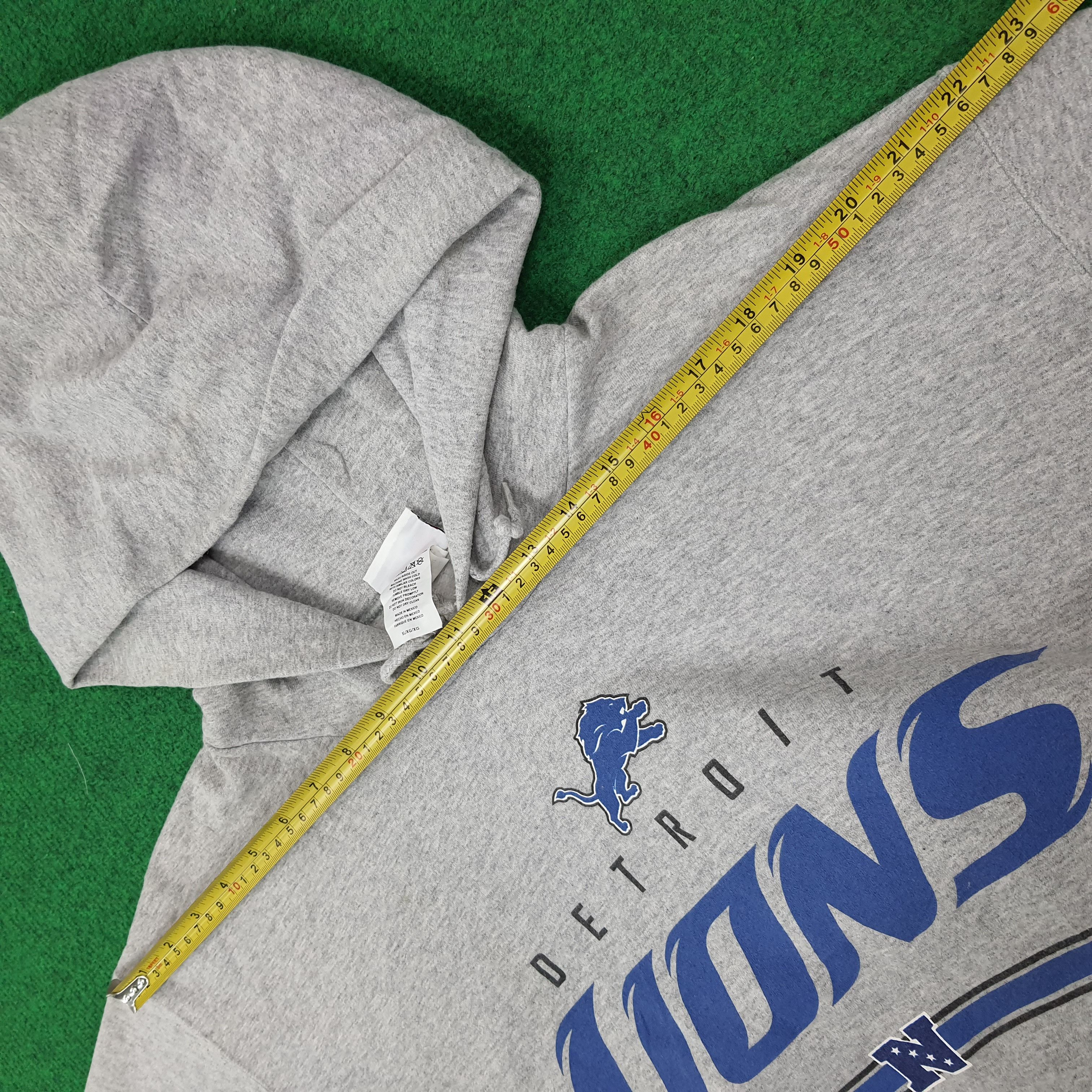 NFL Vintage NFL Detroit Lions Football Team Hoodie C264N4 Size US XL / EU 56 / 4 - 8 Thumbnail