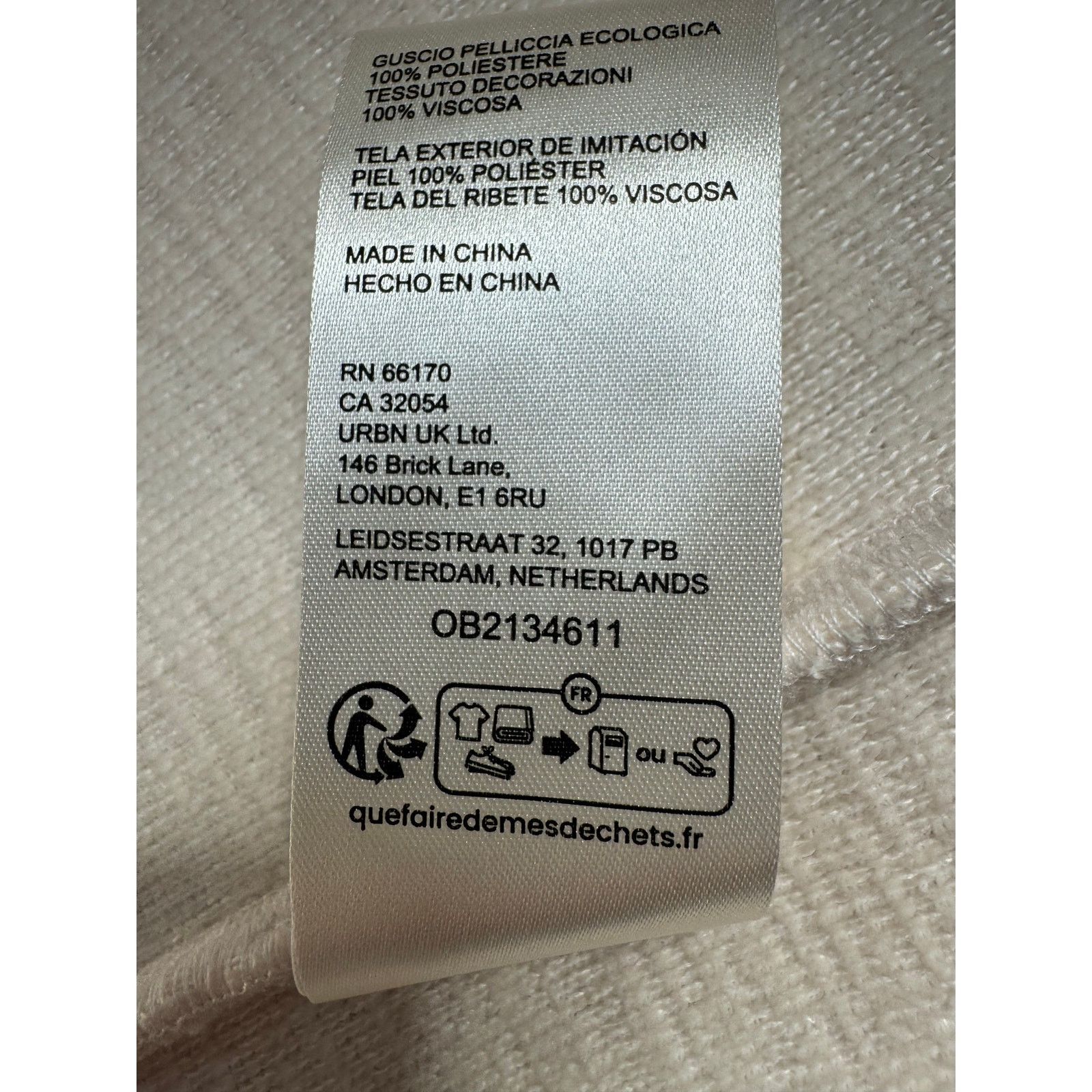 Free People Free People Cuddle Up Sherpa Poncho Vest XL Ivory Oversized Size XL / US 12-14 / IT 48-50 - 12 Thumbnail