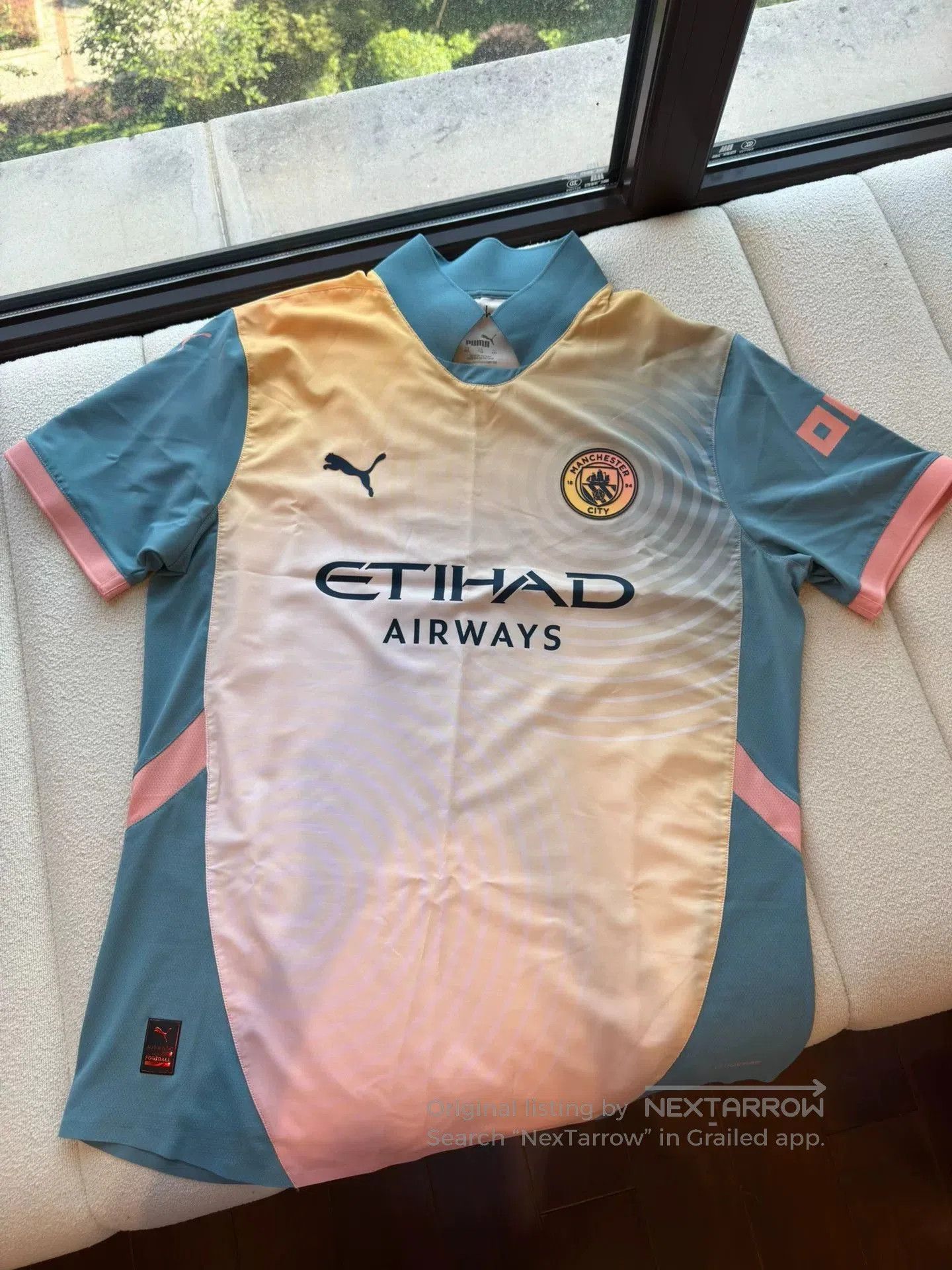 Puma PUMA Manchester City Casual Letter Print Jersey. Size US XXL / EU 58 / 5 - 3 Thumbnail