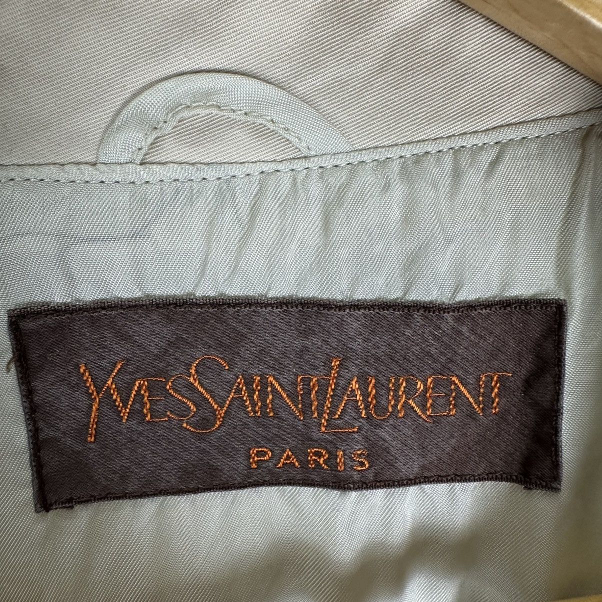 Yves Saint Laurent YSL TRENCH COAT JACKET Size M / US 6-8 / IT 42-44 - 11 Thumbnail