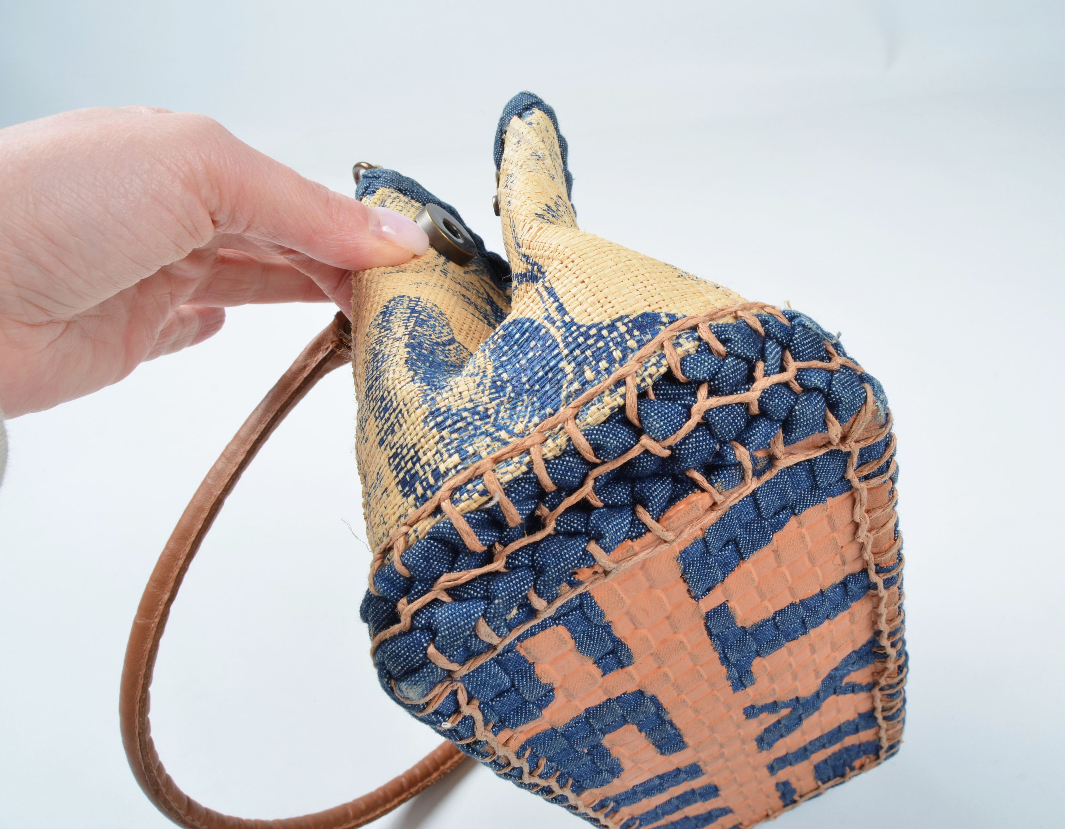 Miss Sixty Vintage Miss Sixty Y2K Straw Woven Mini Shoulder Bag Size ONE SIZE - 9 Thumbnail