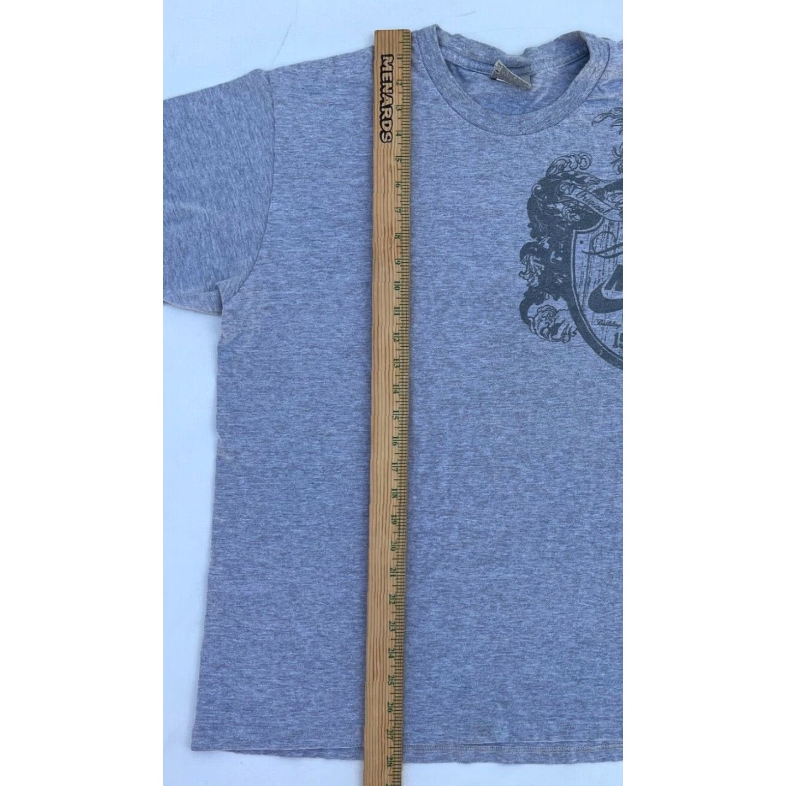 Nike VINTAGE Nike Men's T-Shirt L Gray Graphic Y2K 90s Sports Logo Crew Neck Short Sleeve Shirts Mens Size US L / EU 52-54 / 3 - 7 Thumbnail