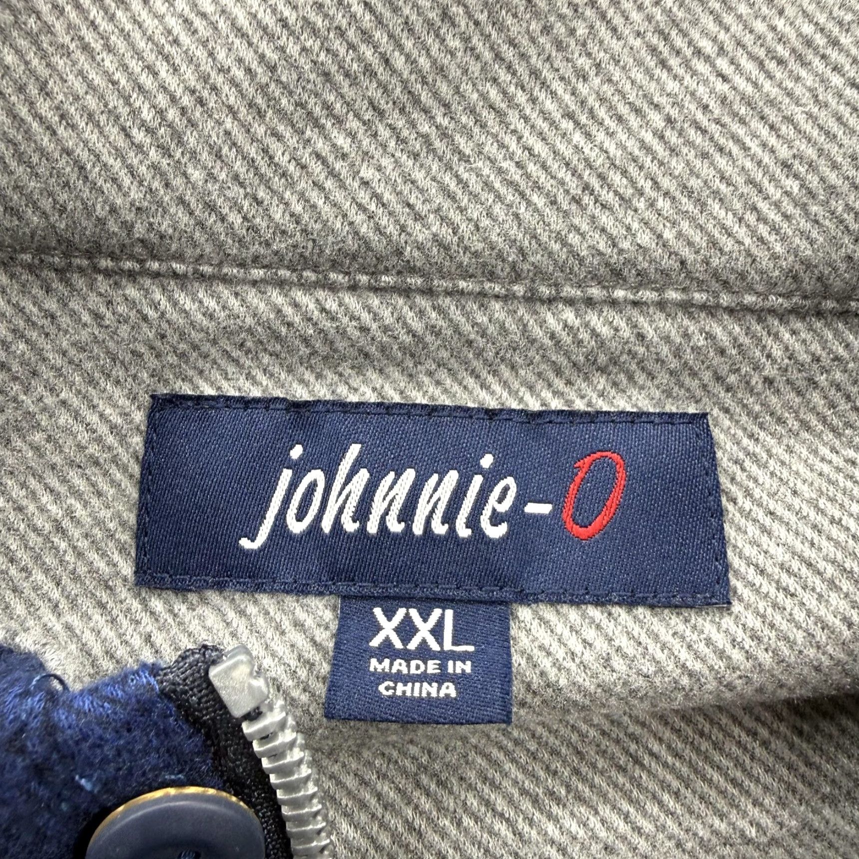 johnnie-O johnnie-O Pullover Mens 2XL Blue Quarter Zip Long Sleeve FCA Cross Logo Size US XXL / EU 58 / 5 - 4 Thumbnail